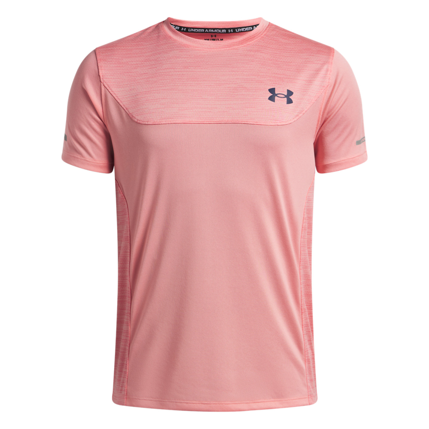 Chemise d'entraînement Under Armour Tech Utility pour Enfants, rose clair et noir