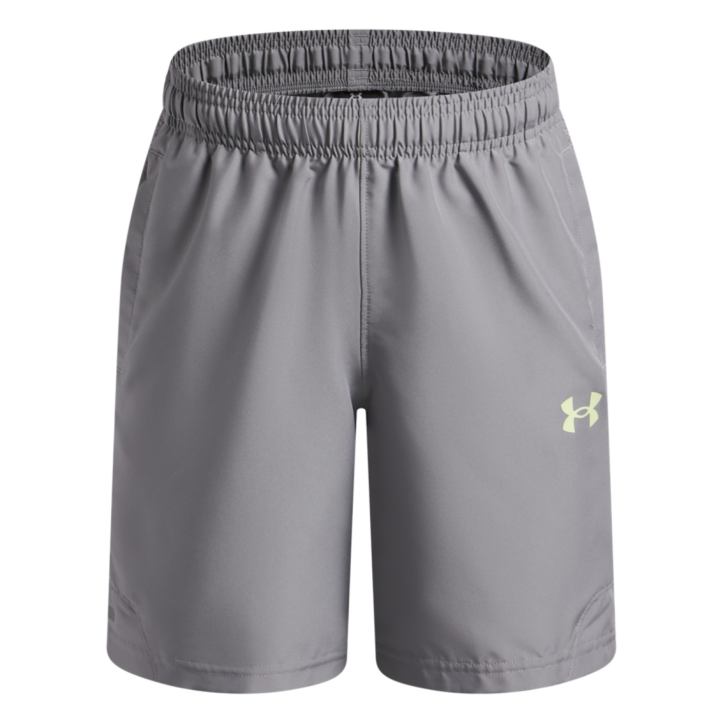 Under Armour Tech Utility Woven Trainingsbroekje Kids Donkergrijs Lichtgroen