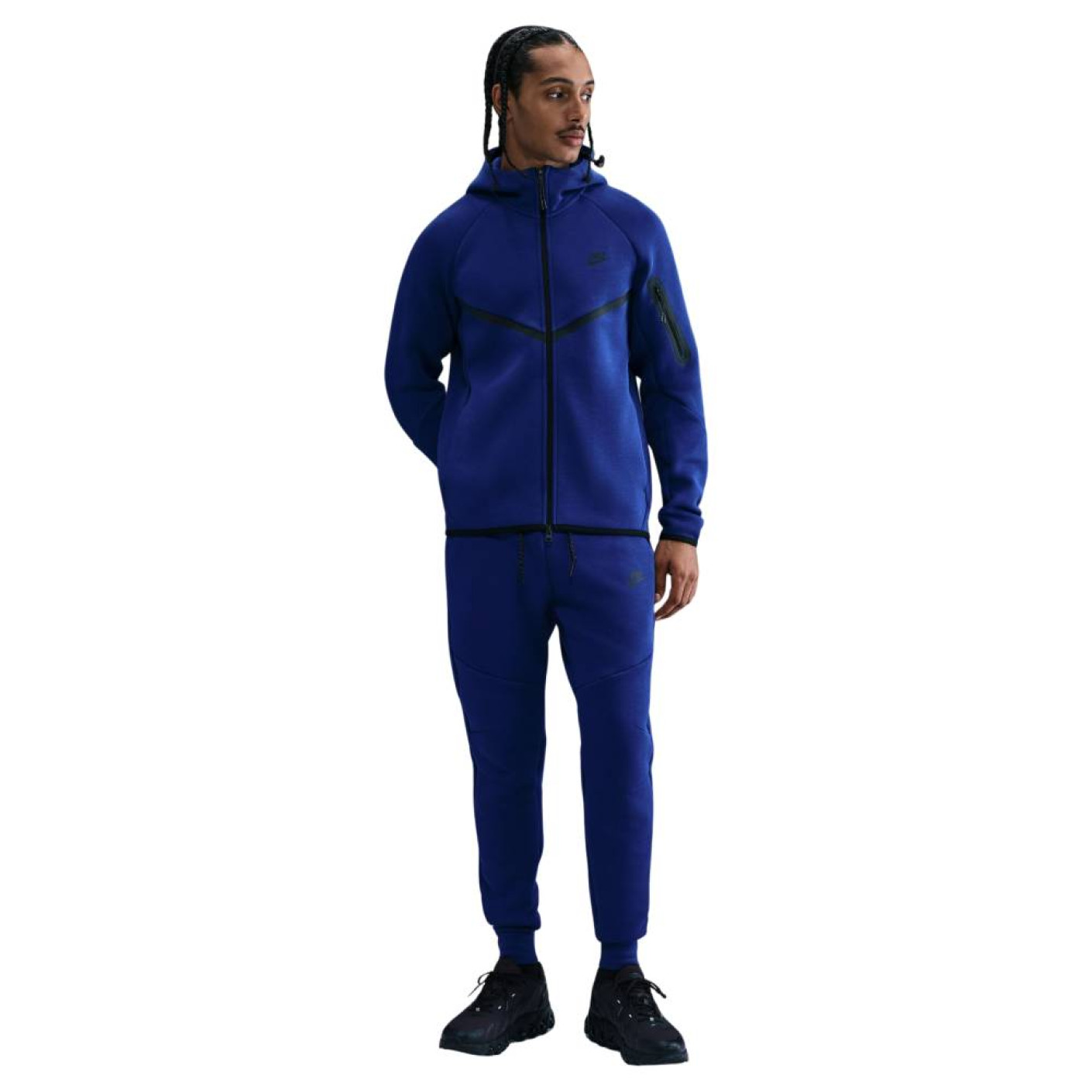 Survêtement de sport Nike Tech Fleece bleu noir