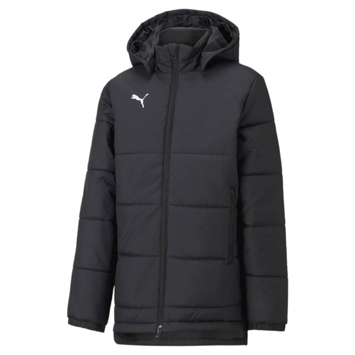 Veste d'hiver PUMA Team League pour Enfants, noir et blanc