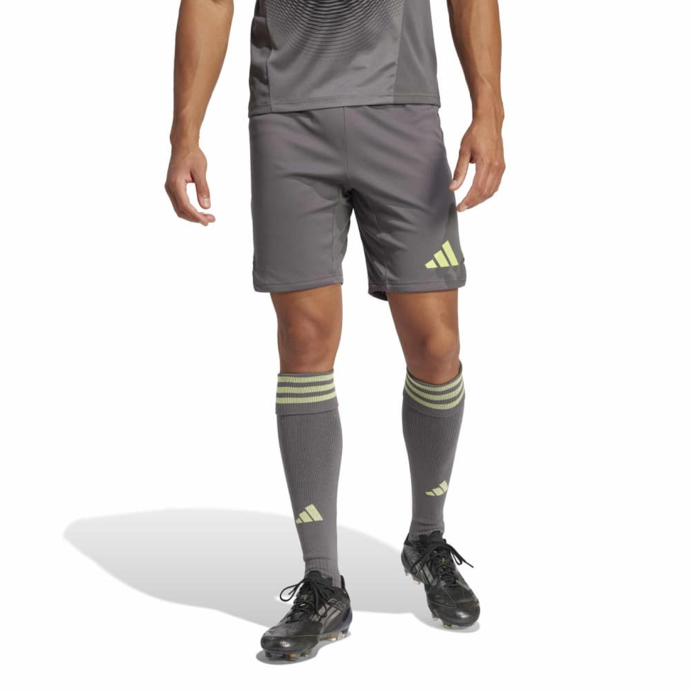 Short de gardien de but adidas Tiro 25 Pro gris jaune