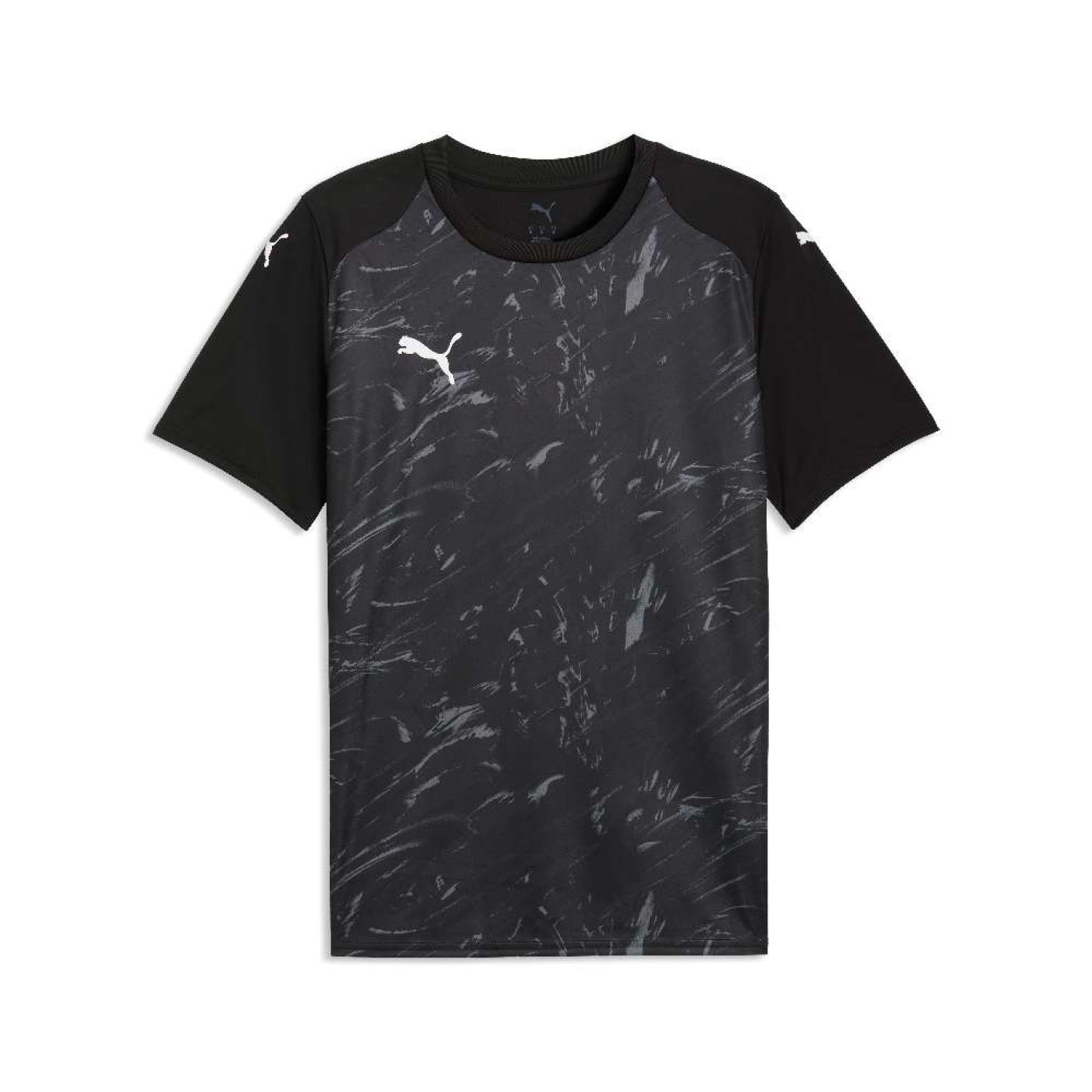 PUMA teamFINAL Graphic Voetbalshirt Zwart