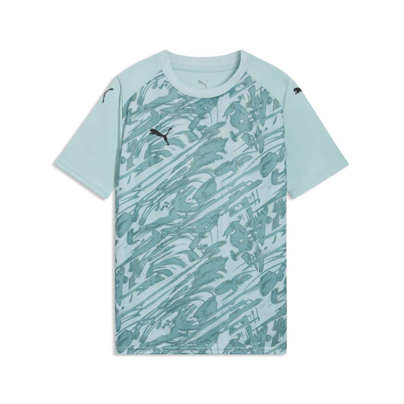 PUMA teamFINAL Graphic Voetbalshirt Kids Mintgroen