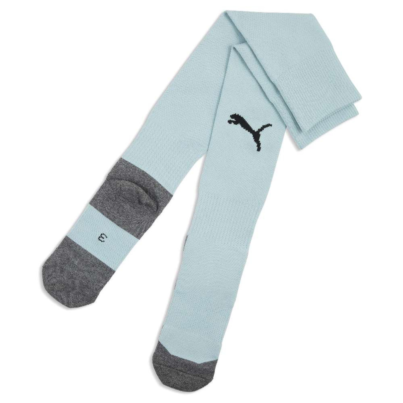 PUMA teamLIGA26 Core Voetbalsokken Mintgroen Zwart