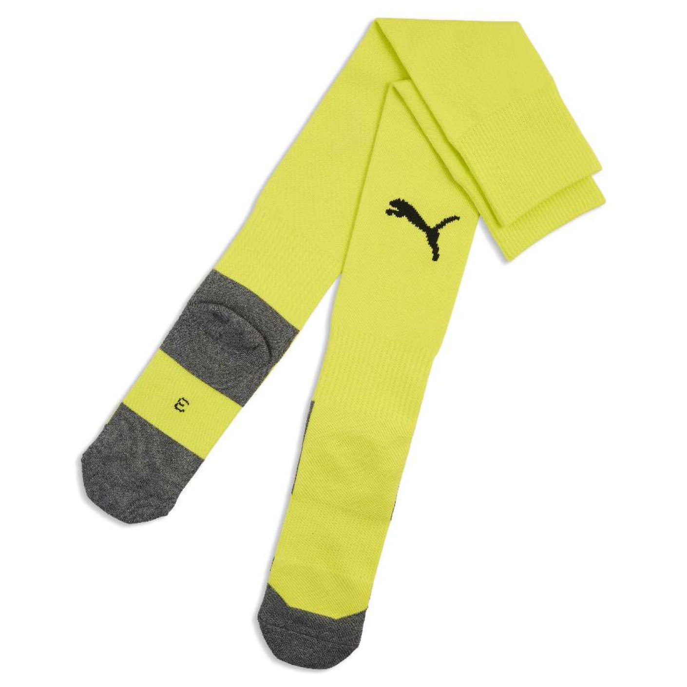 Chaussettes de football PUMA TeamLiga26 Core, jaune clair, noir
