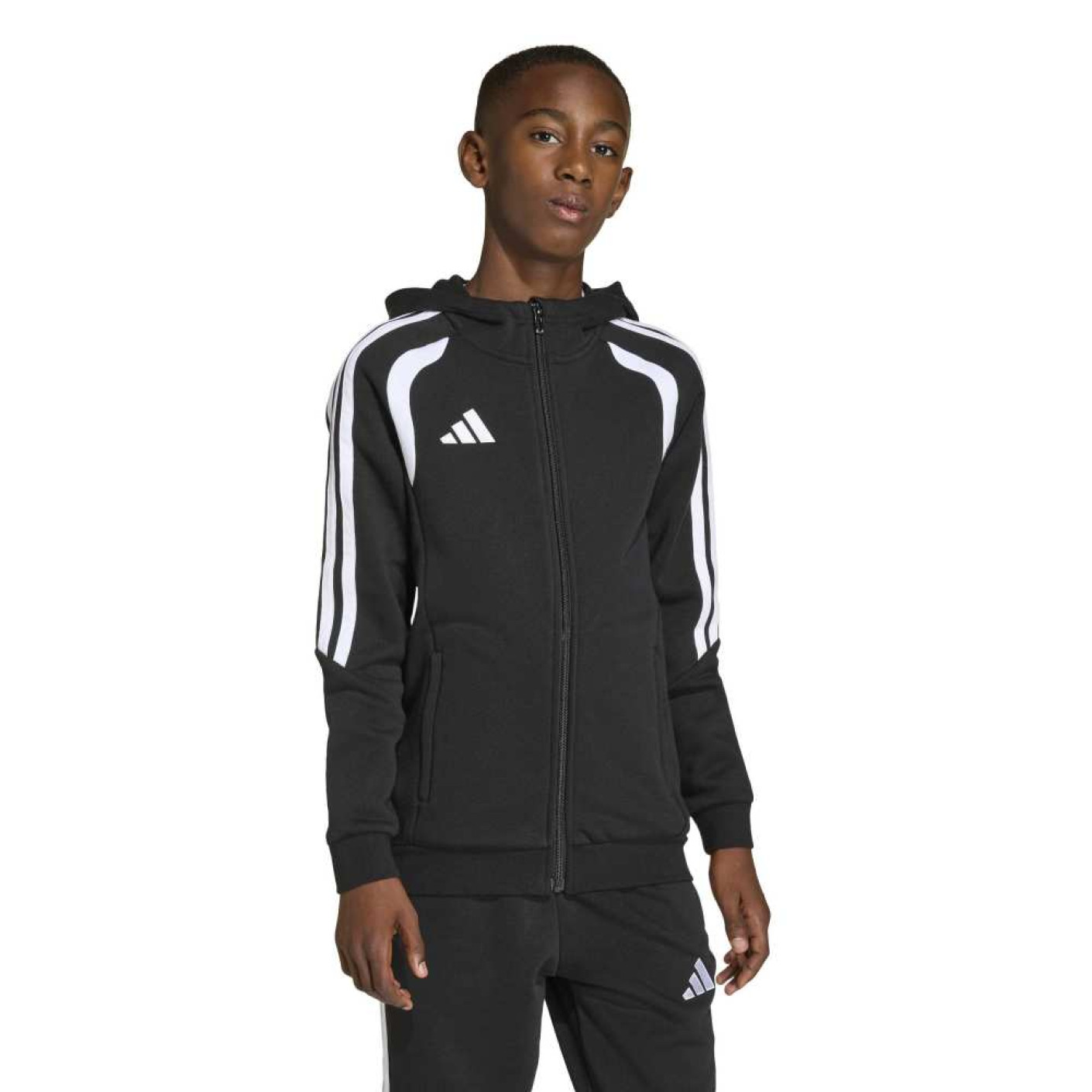 Gilet Adidas Tiro 26 League pour Enfants, noir et blanc