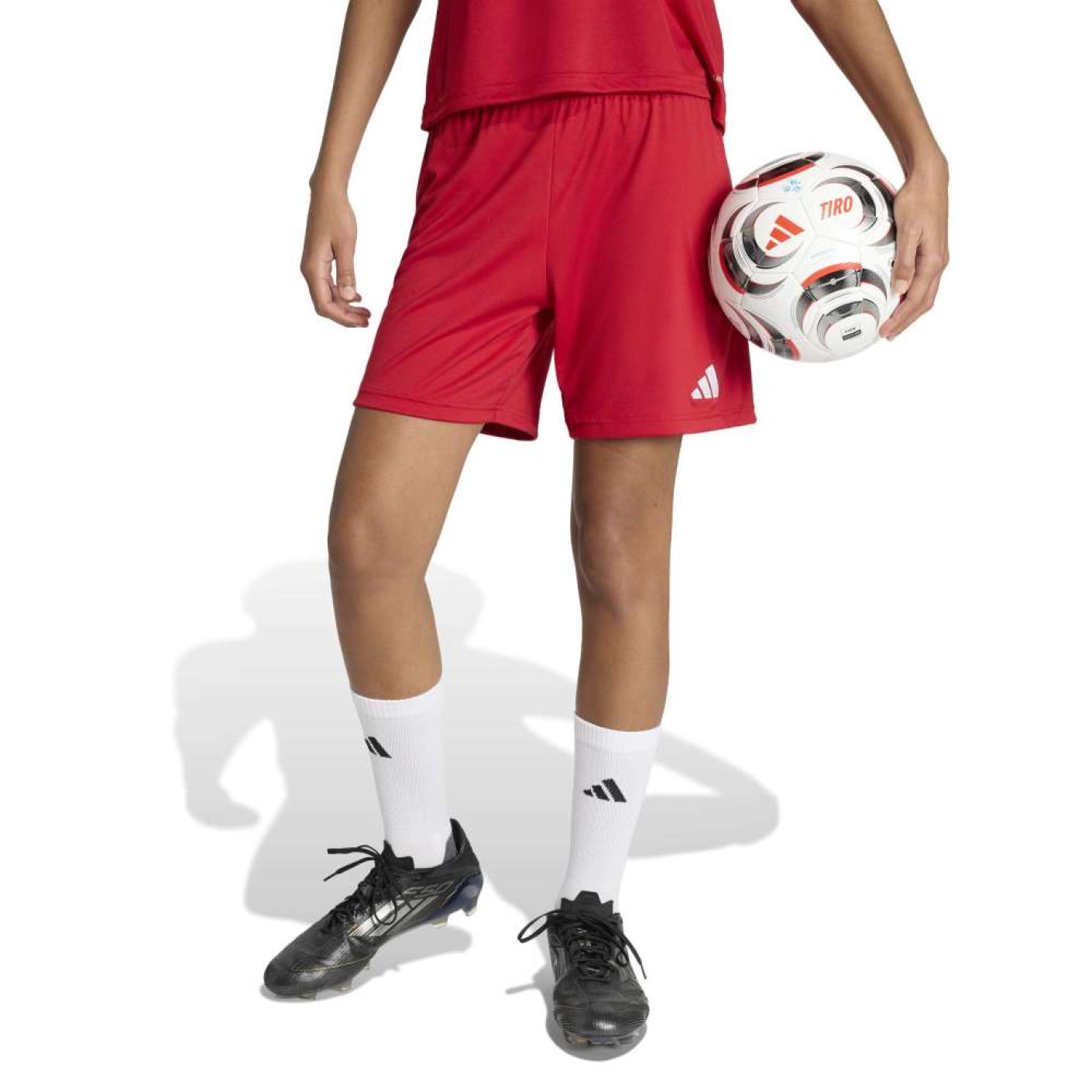 adidas Entrada 26 Voetbalbroekje Dames Rood Wit