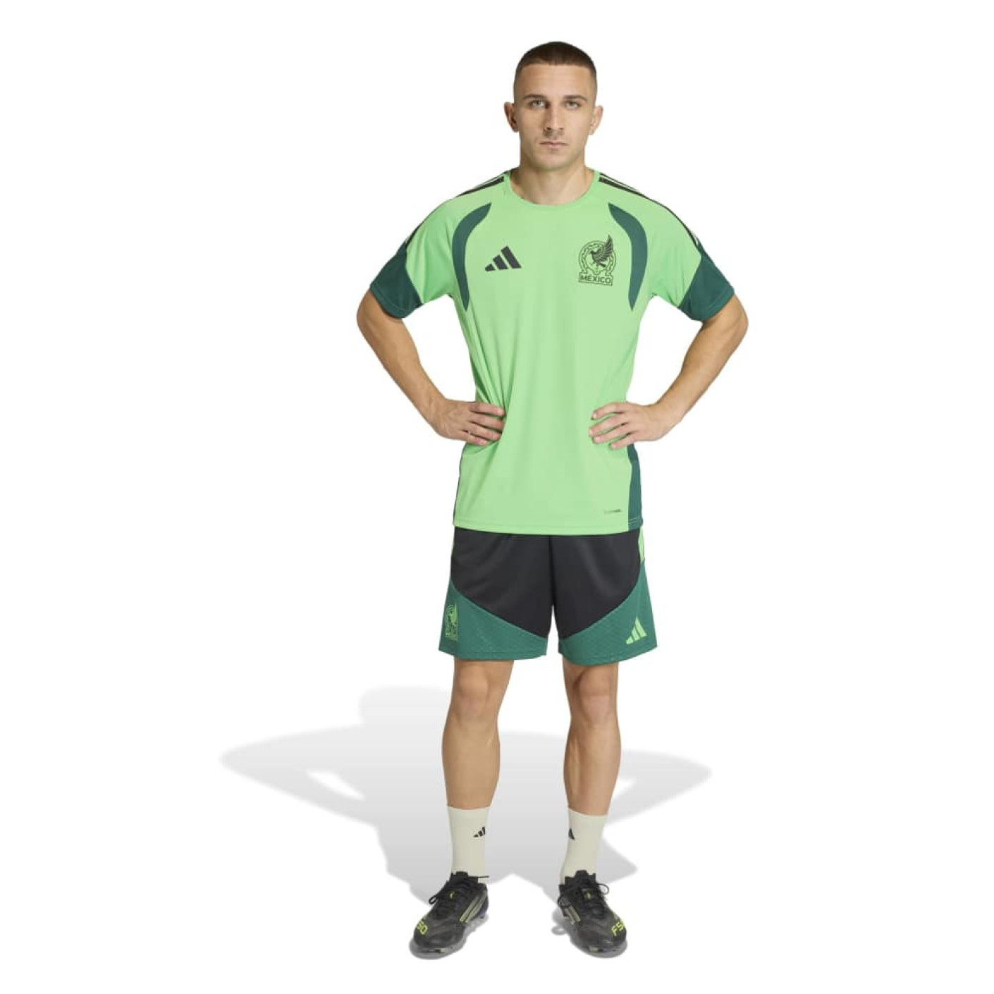 adidas Mexico Trainingsset 2026-2028 Lichtgroen Zwart Groen
