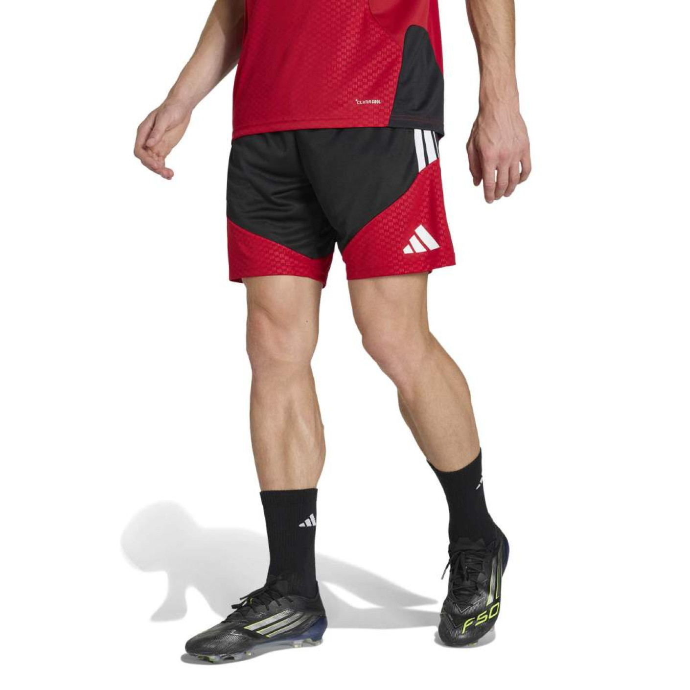 adidas Allemagne Short d'Entraînement 2026-2028 Noir Blanc