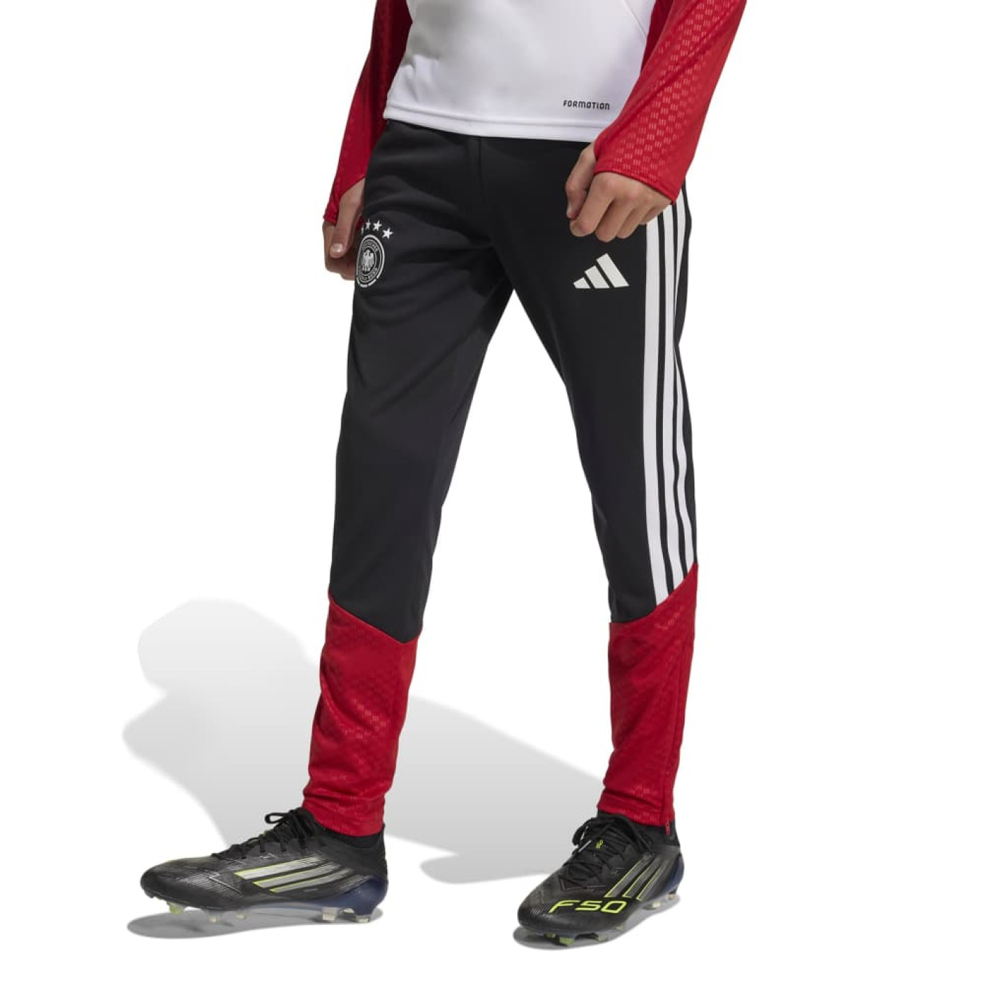 adidas Duitsland Trainingsbroek 2026-2028 Kids Zwart Wit