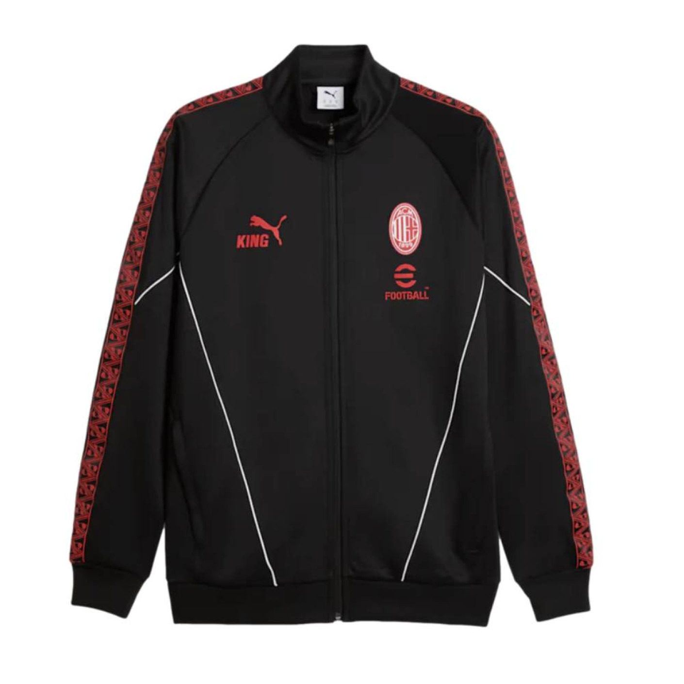 PUMA AC Milan Pre-Match KING Anthem Trainingsjack 2025-2026 Noir Rouge Blanc