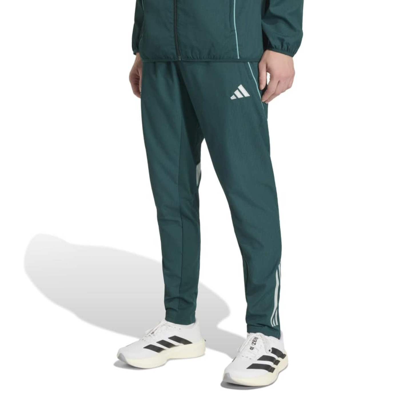 Pantalon d'entraînement adidas Arsenal Presentation 2025-2026 vert foncé gris