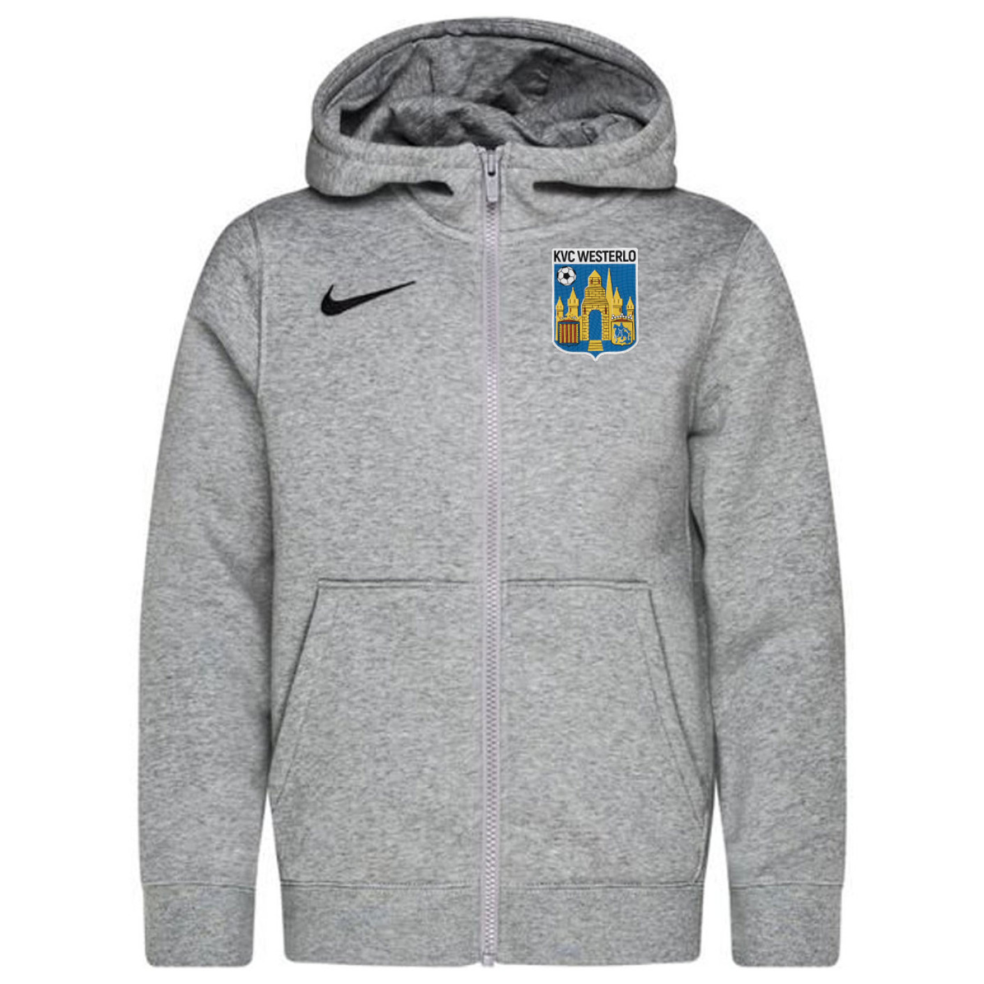 Sweat à capuche Nike KVC Westerlo Lifestyle 2025-2026 gris
