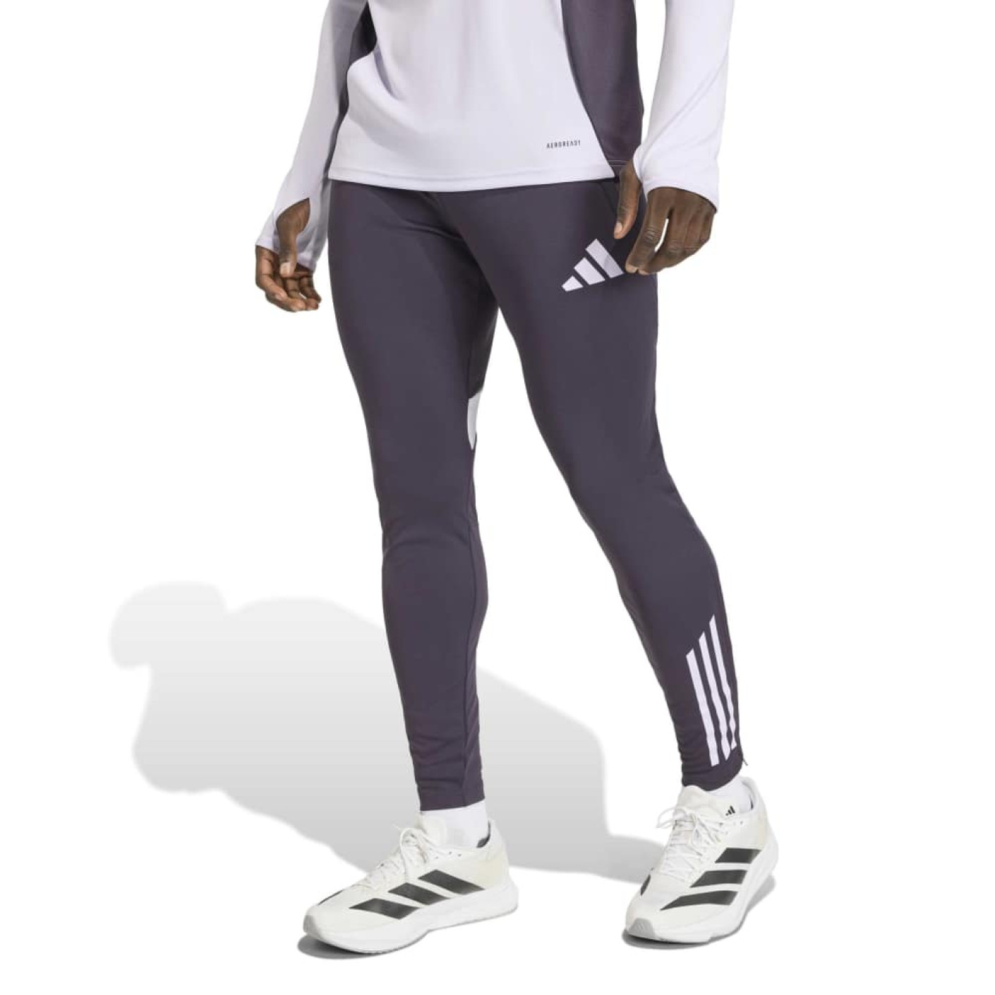 adidas Manchester United Trainingsbroek 2025-2026 Zwart Paars