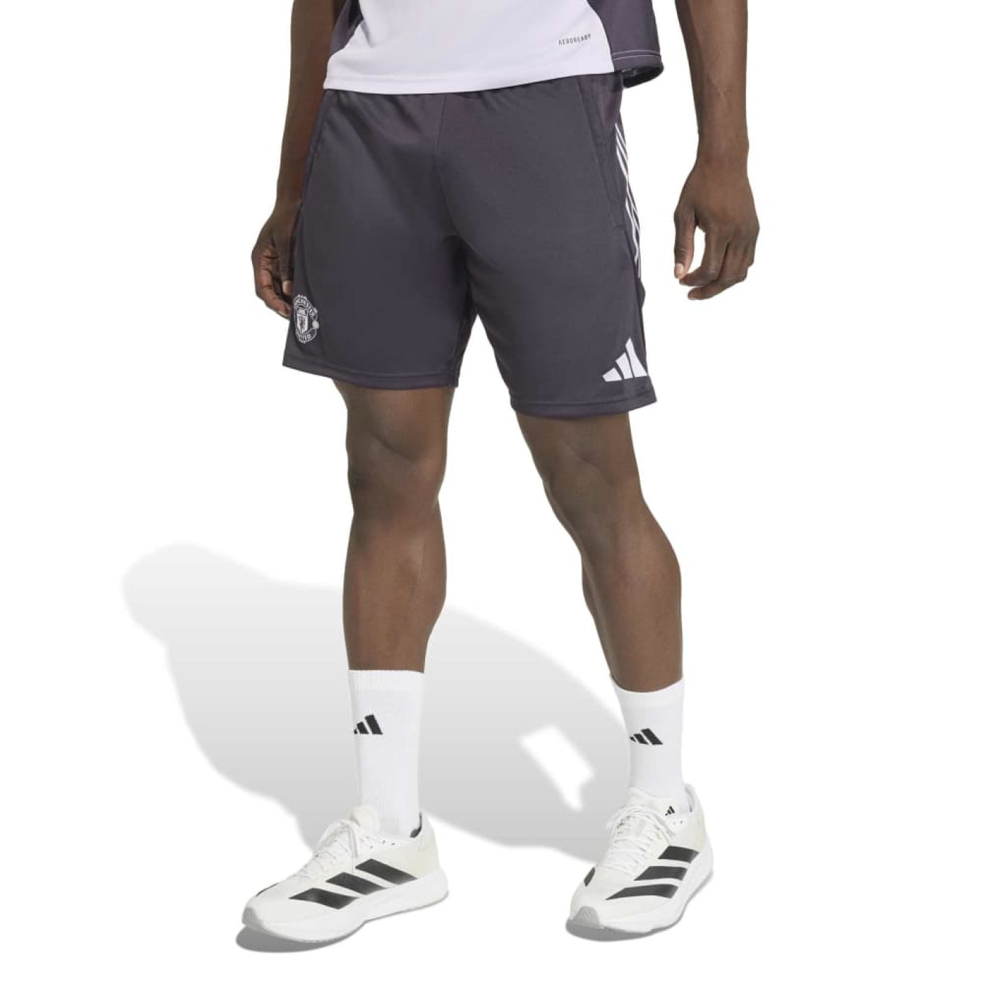 Pantalon d'entraînement adidas Manchester United 2025-2026 noir violet