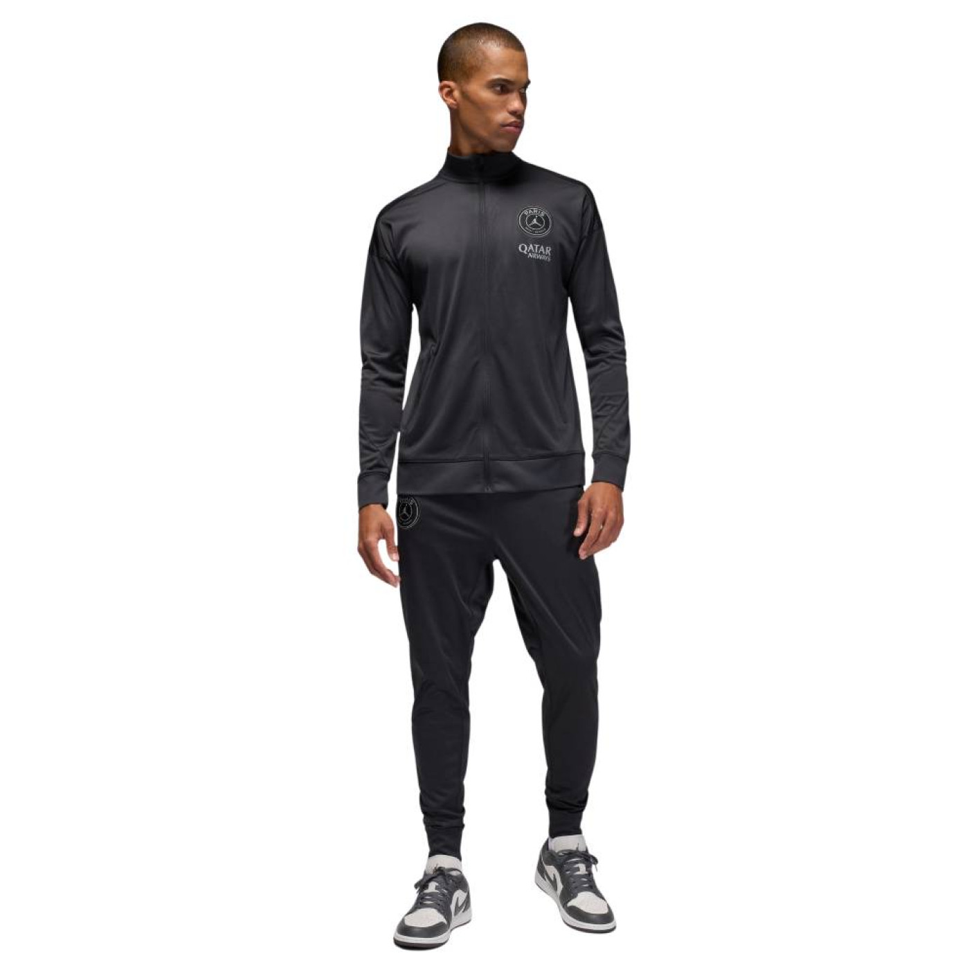Nike Paris Saint-Germain x Jordan Strike Survêtement Full-Zip 2025-2026 Noir Gris Foncé