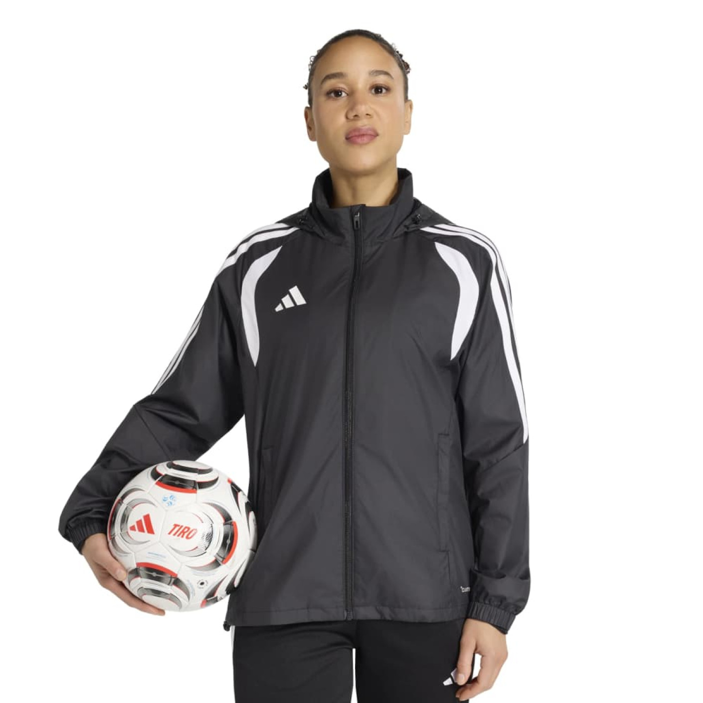 Coupe-vent adidas Tiro 26 League pour femmes, noir et blanc