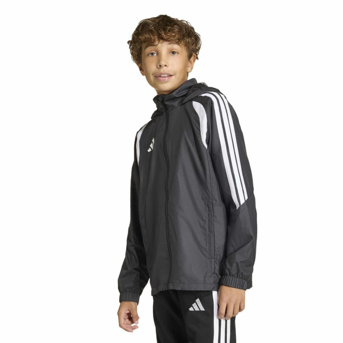 Coupe-vent adidas Tiro 26 League pour Enfants, noir et blanc