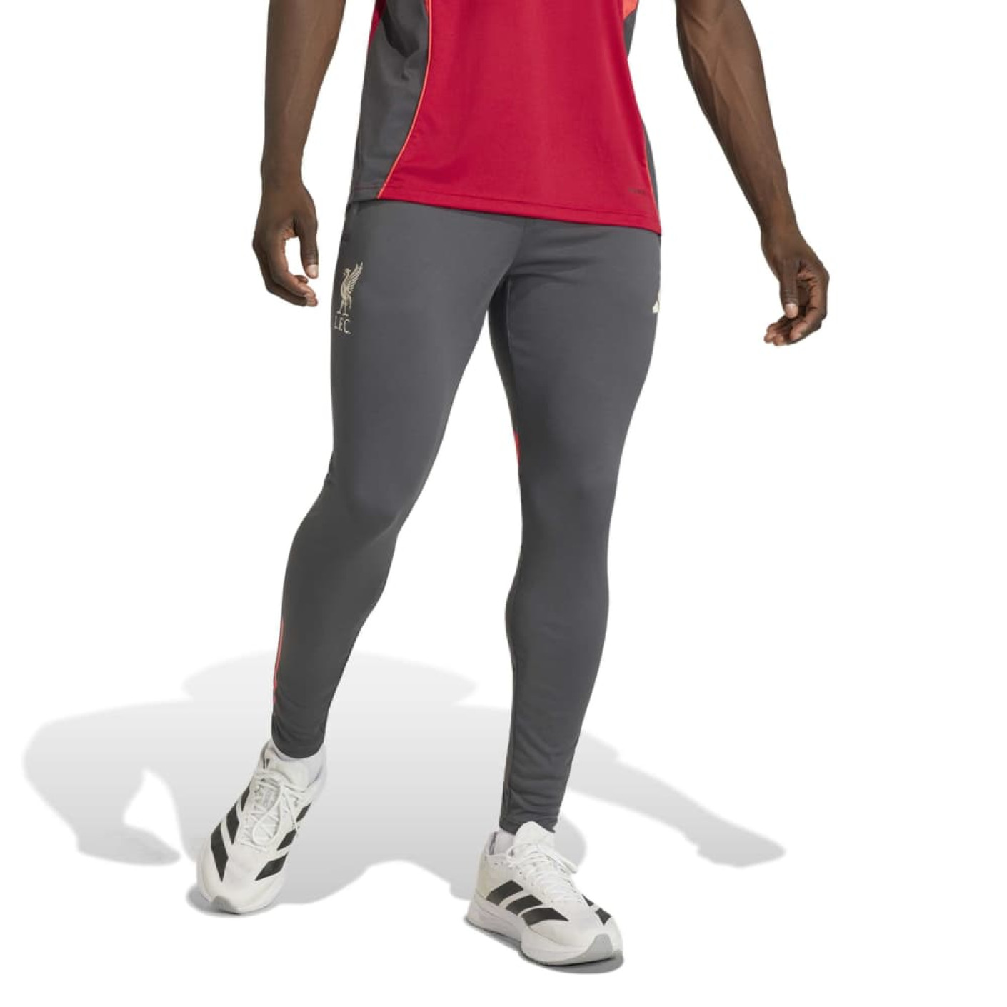 adidas Liverpool Pantalon d'Entraînement 2025-2026 Gris Rouge