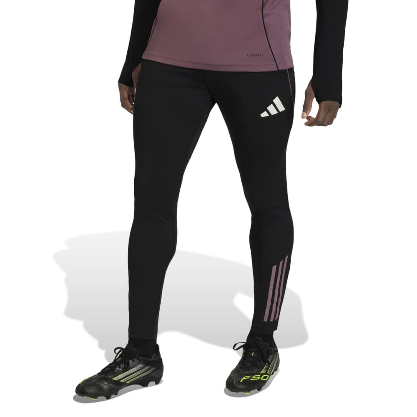 Pantalon d'entraînement adidas Real Madrid 2025-2026 noir violet blanc