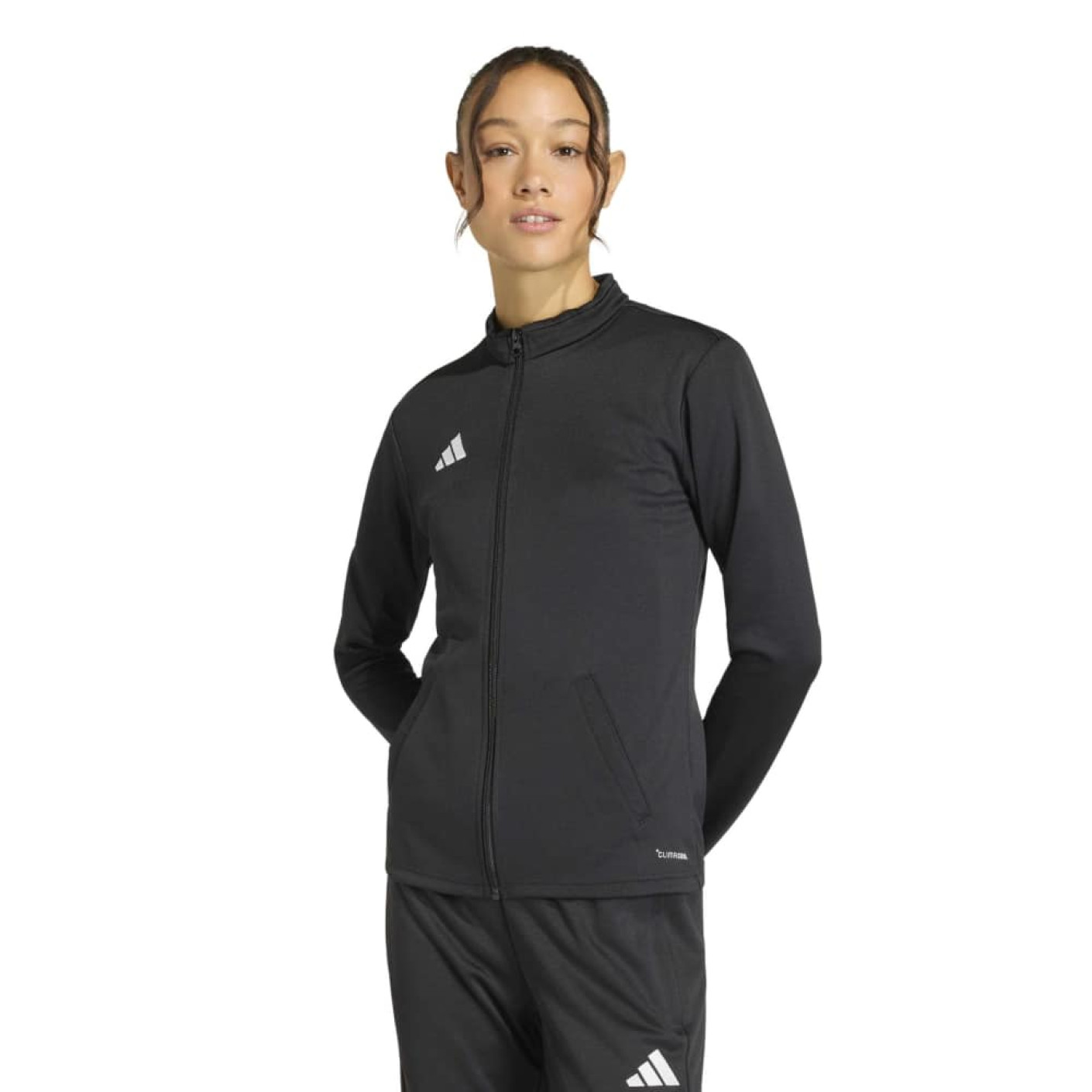 Veste d'entraînement adidas Entrada 26 pour Femmes, noir et blanc