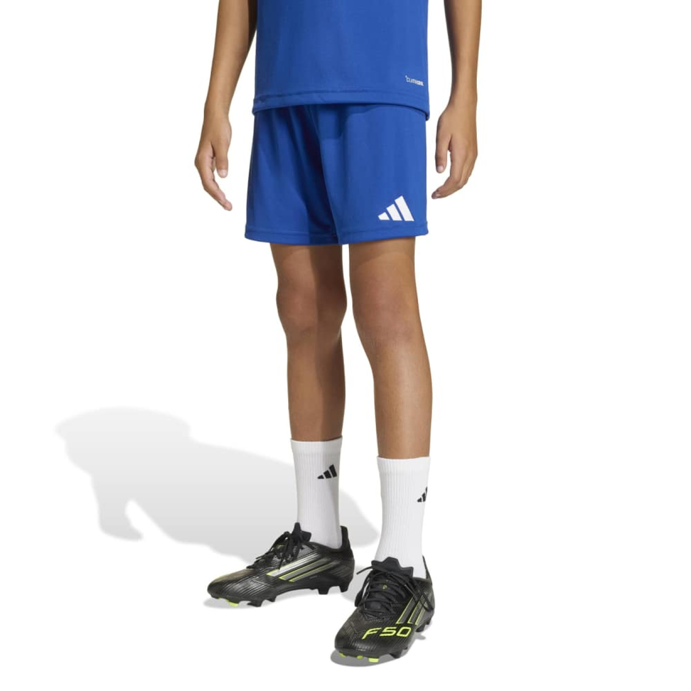 Short de football adidas Entrada 26 pour Enfants, bleu et blanc