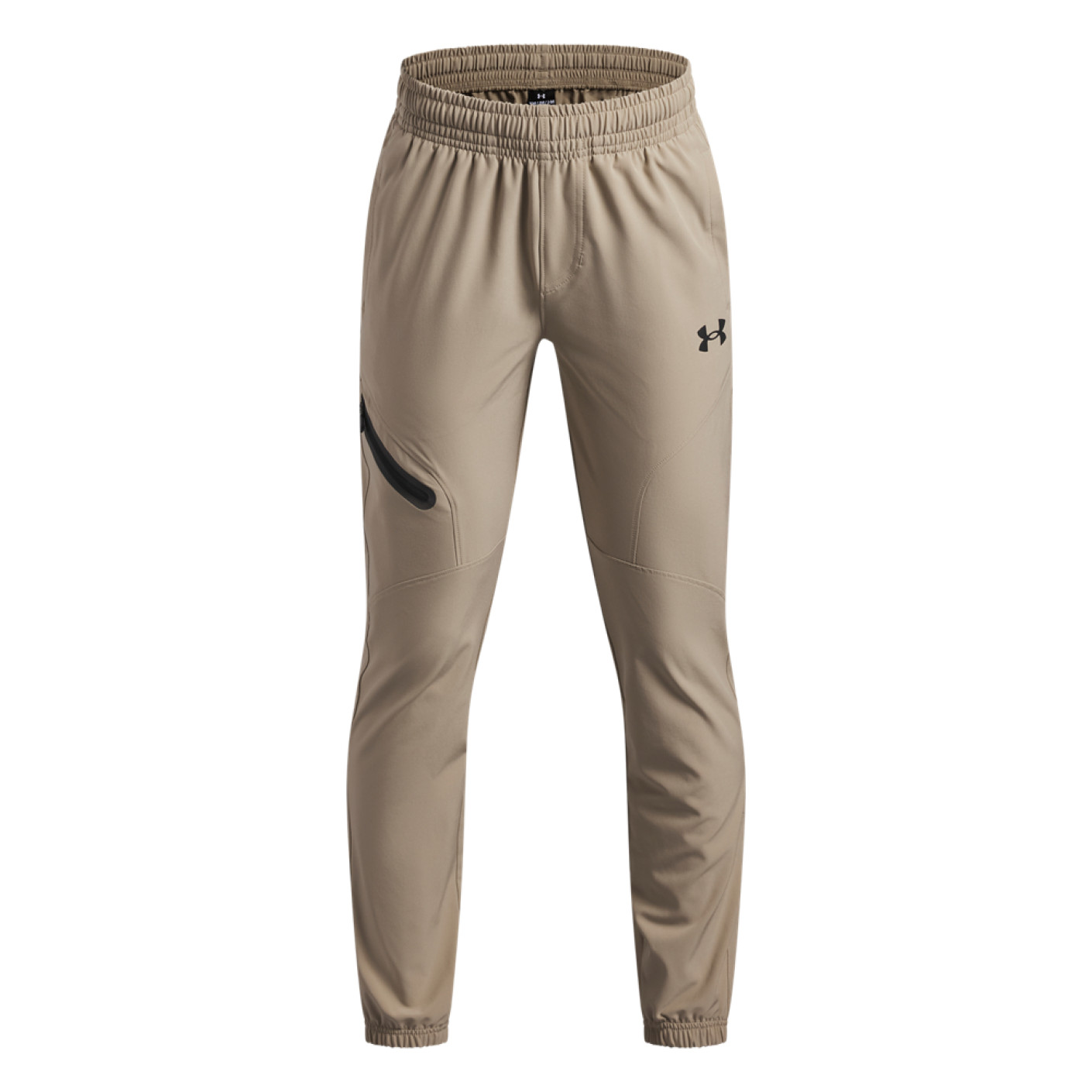 Pantalon de survêtement tissé Unstoppable Unstoppable Under Armour pour Enfants, beige et noir