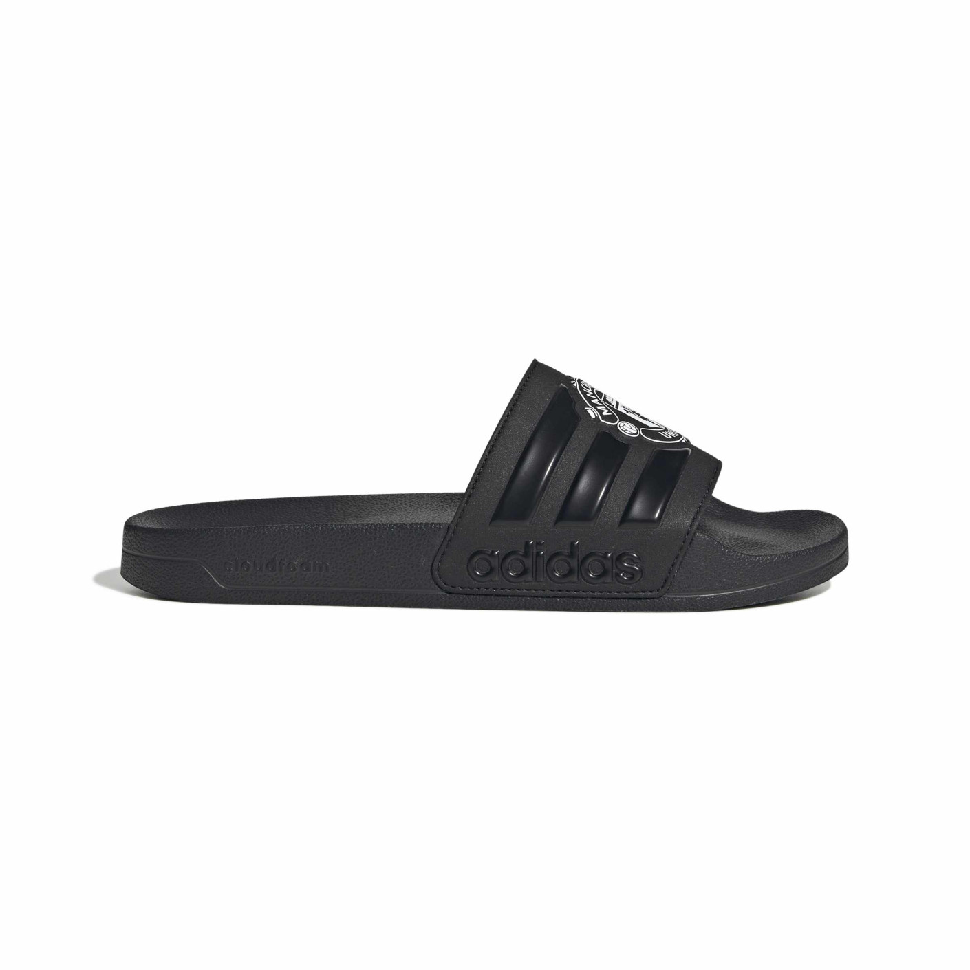 adidas Adilette Shower Manchester United Slippers Zwart Zwart Wit