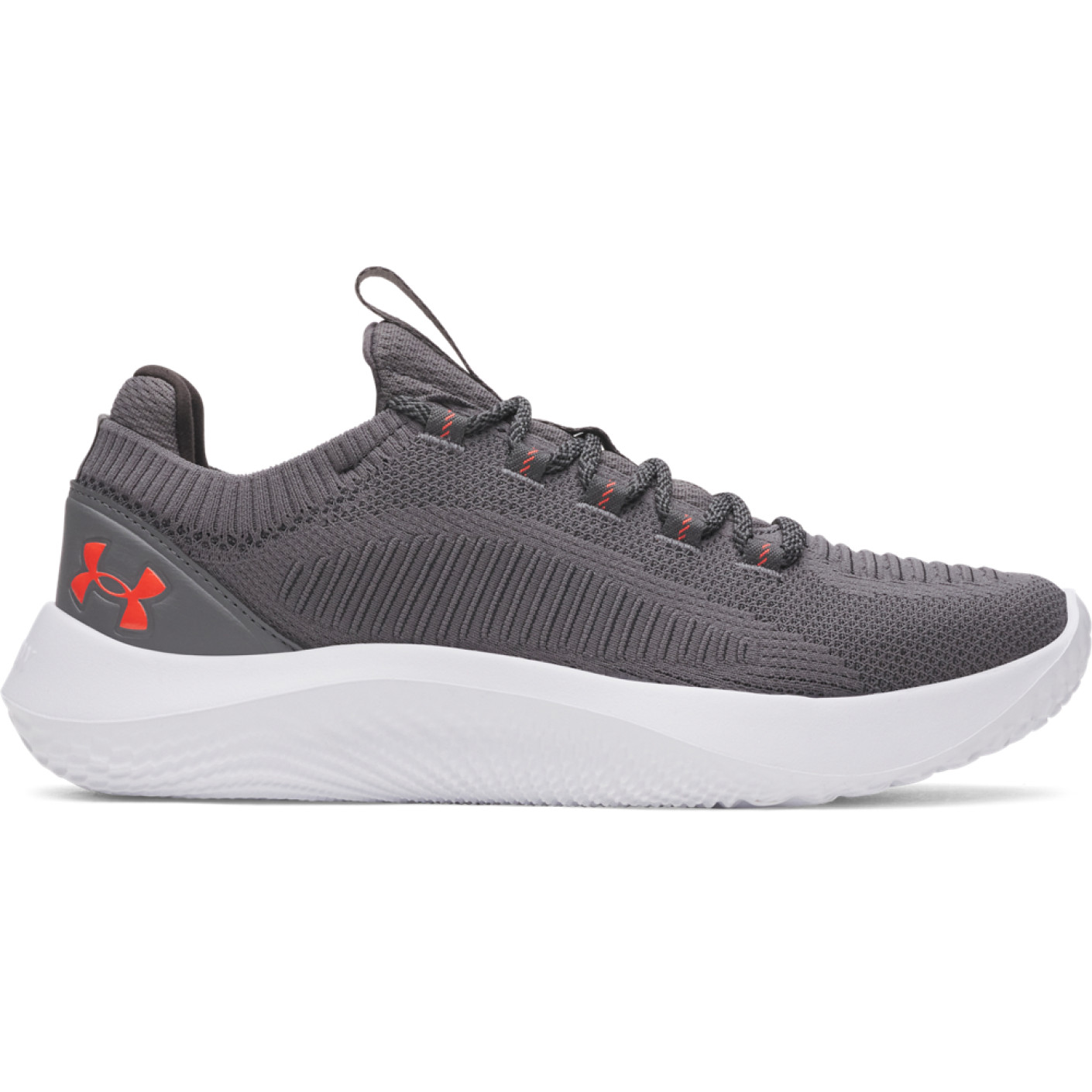 Under Armour Dynamic 2 Baskets Gris Foncé Rouge Blanc