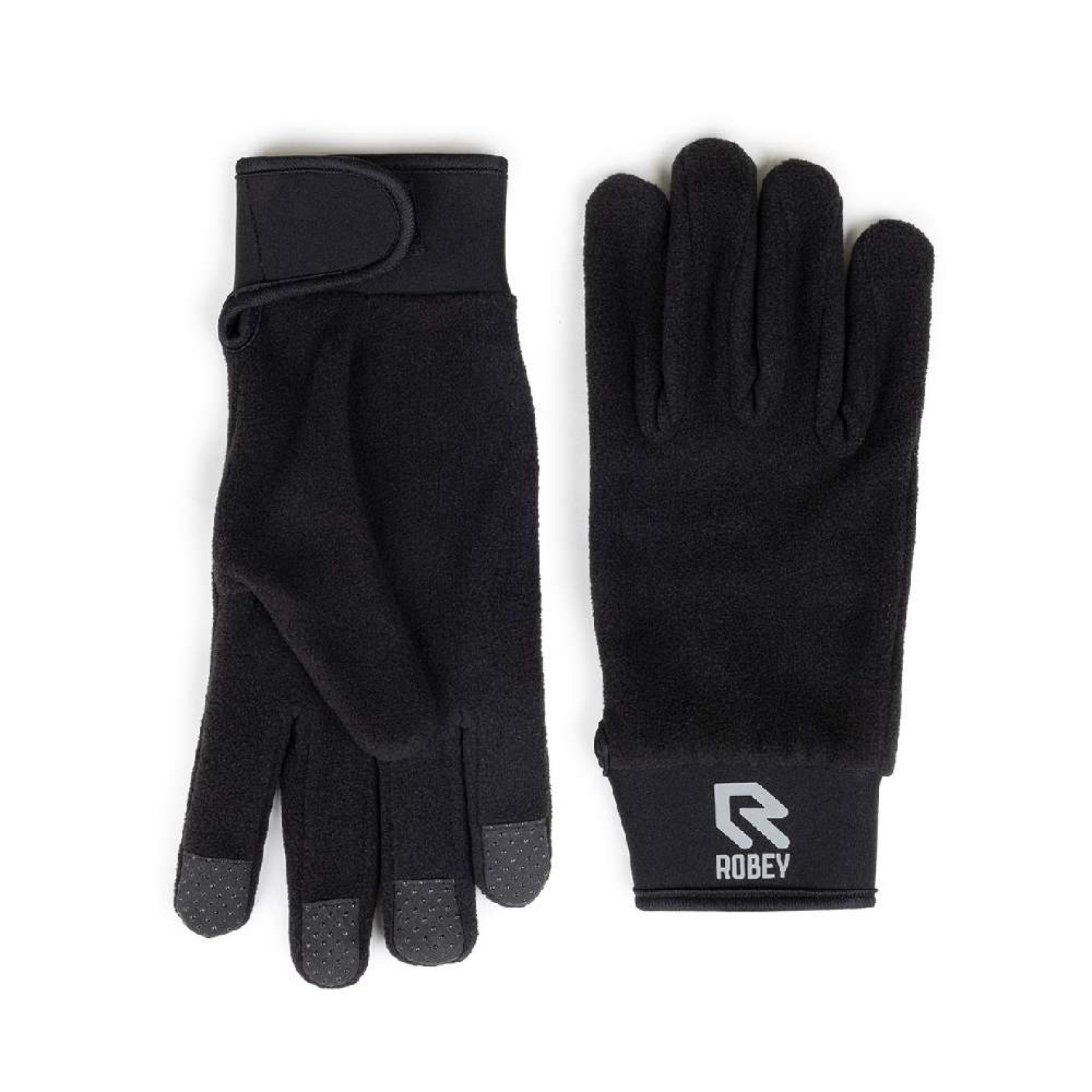 Gants en polaire Robey noirs