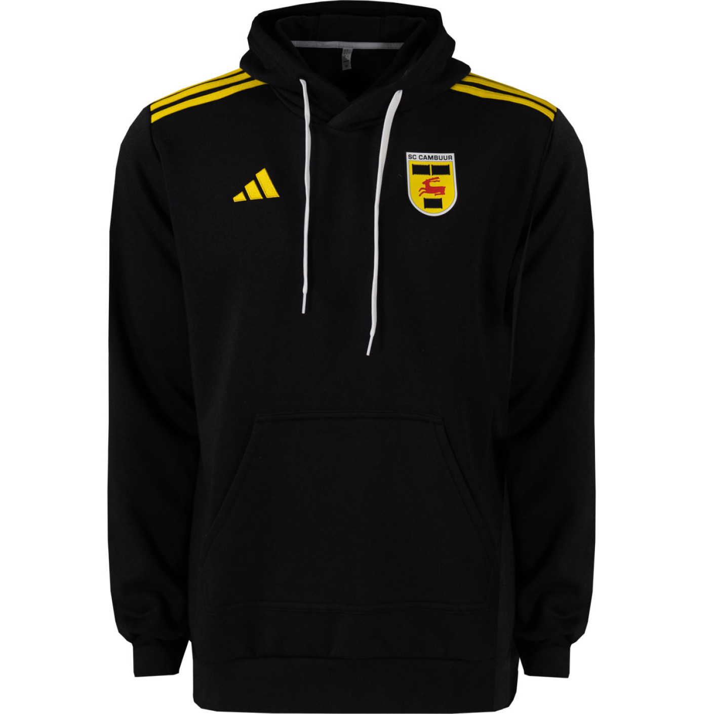 Sweat à capuche adidas SC Cambuur noir jaune 2025-2026