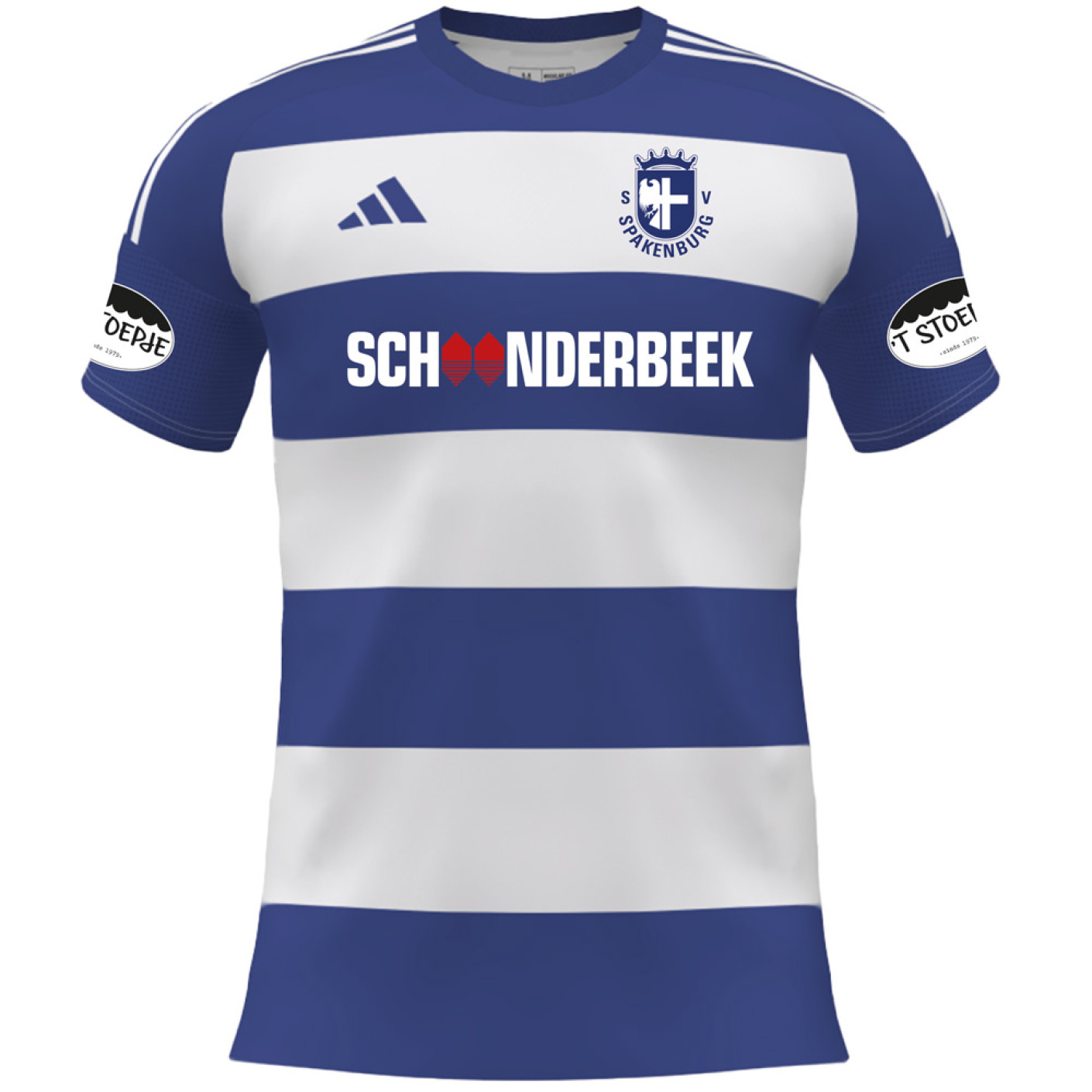 SV Spakenburg Thuisshirt Senior Blauw Wit