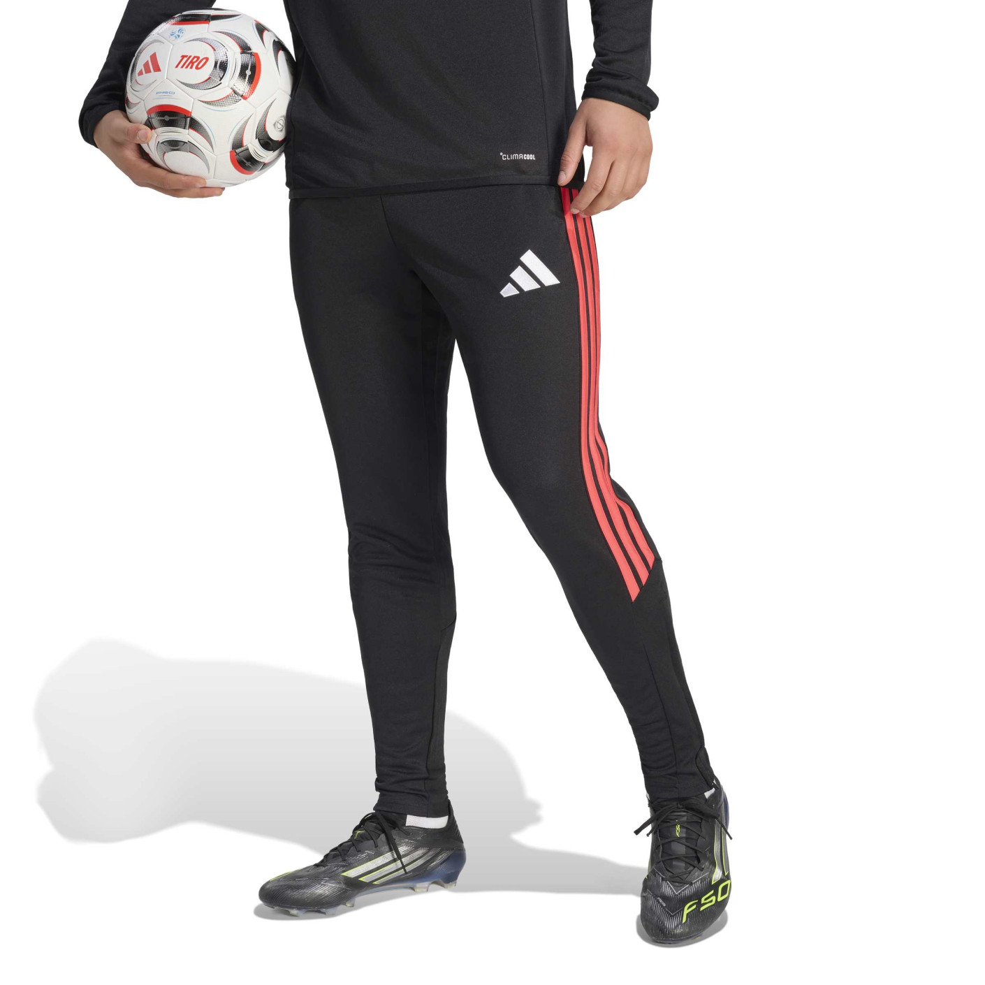 Pantalon d'entraînement adidas Tiro 26 League Regular noir rouge