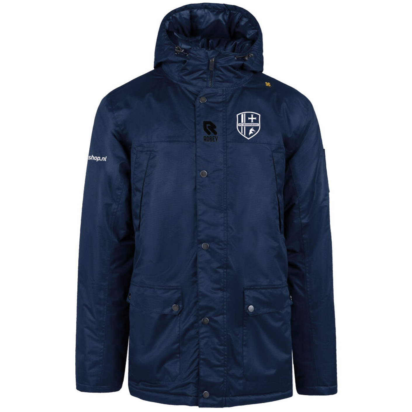 FC Oegstgeest Parka Winterjas Junior Donkerblauw