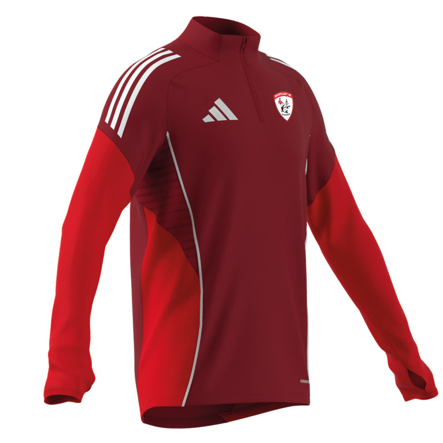 Sportlust '46 Trainingstrui 1/4 Zip Senior Rood