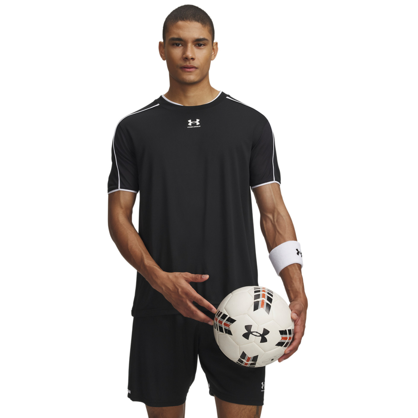 Under Armour Challenger Trainingsshirt Zwart Wit