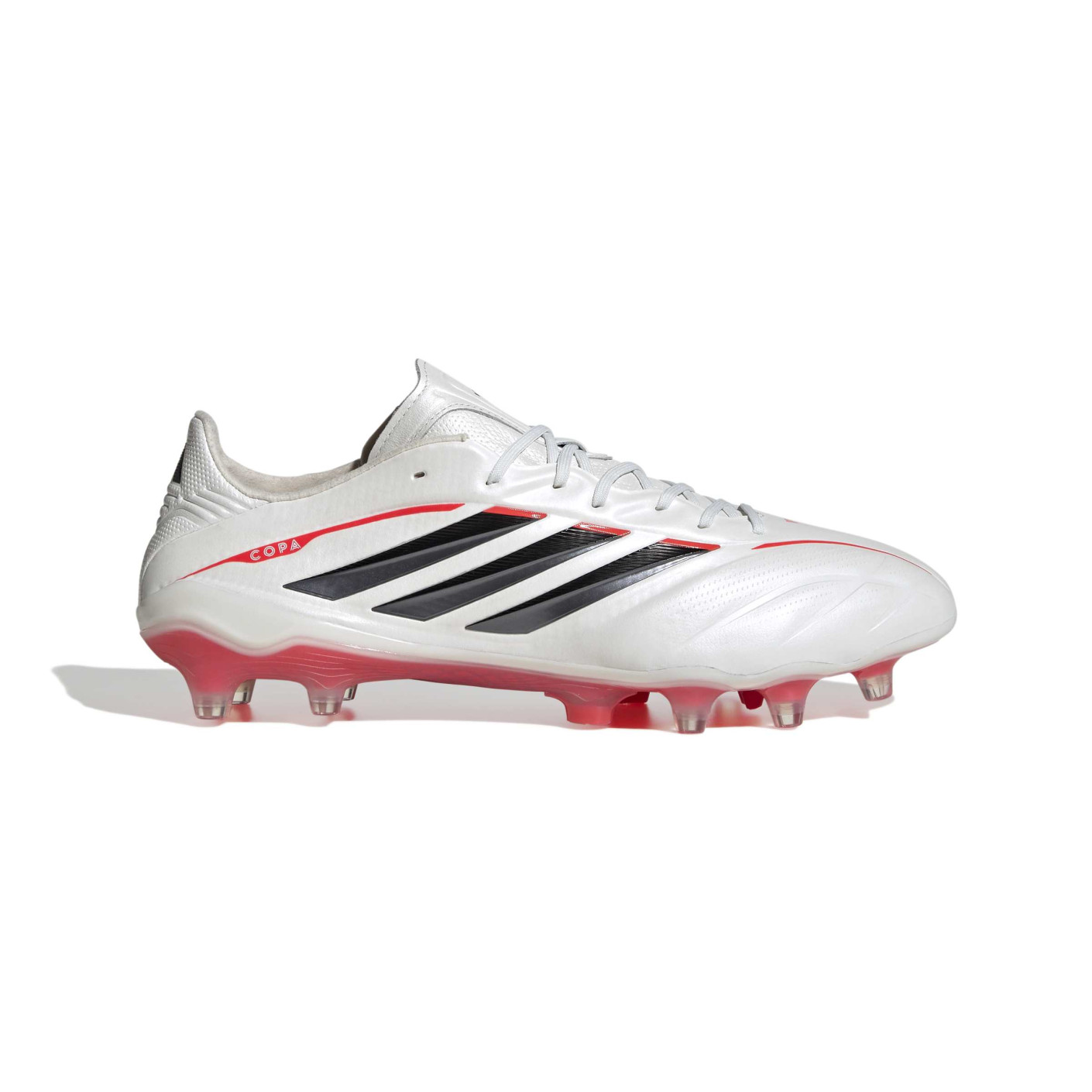 adidas Copa Pure IV Elite Gazon Naturel Chaussures de Foot (FG) Blanc Noir Rouge