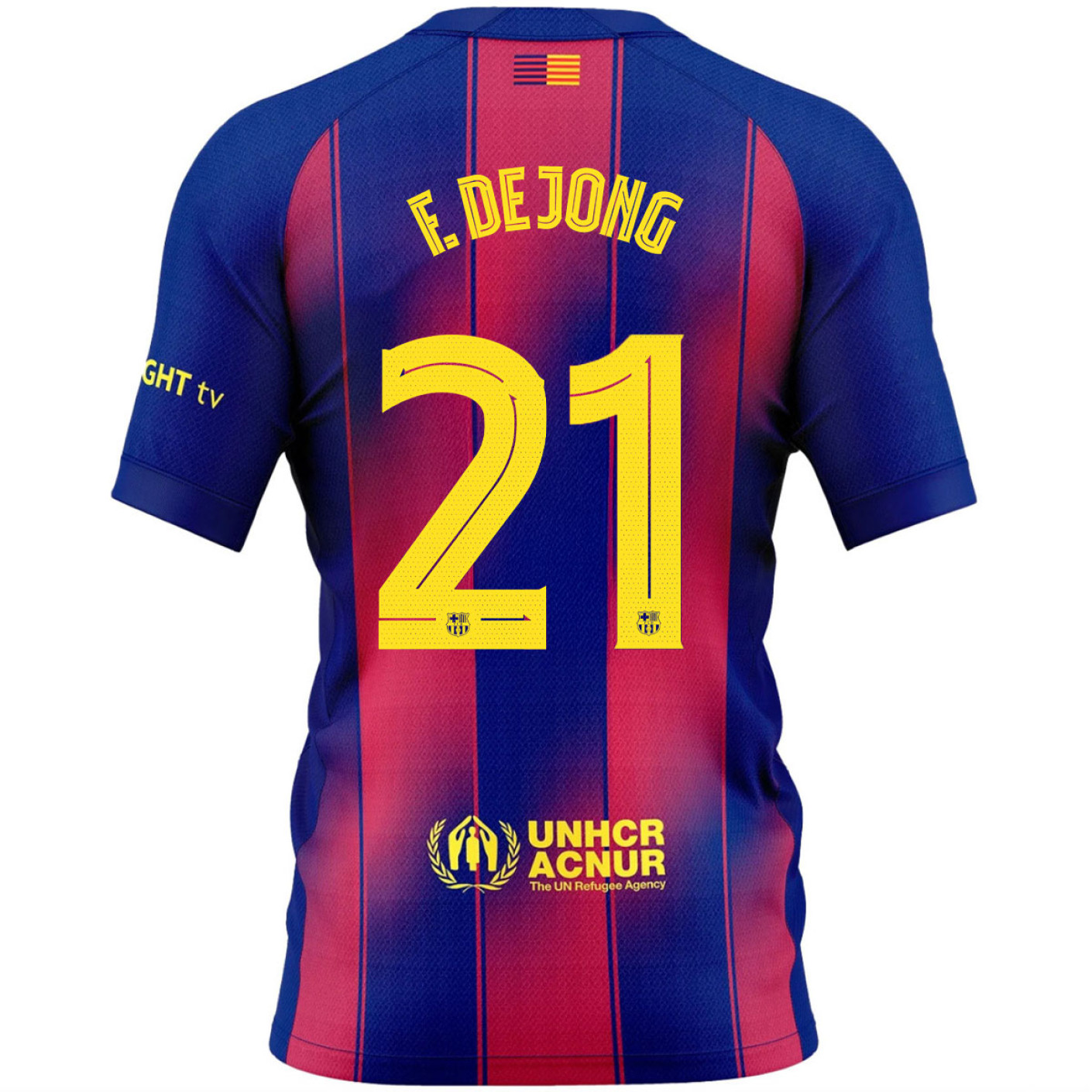 Maillot domicile Nike FC Barcelona Frenkie de Jong 21 2025-2026