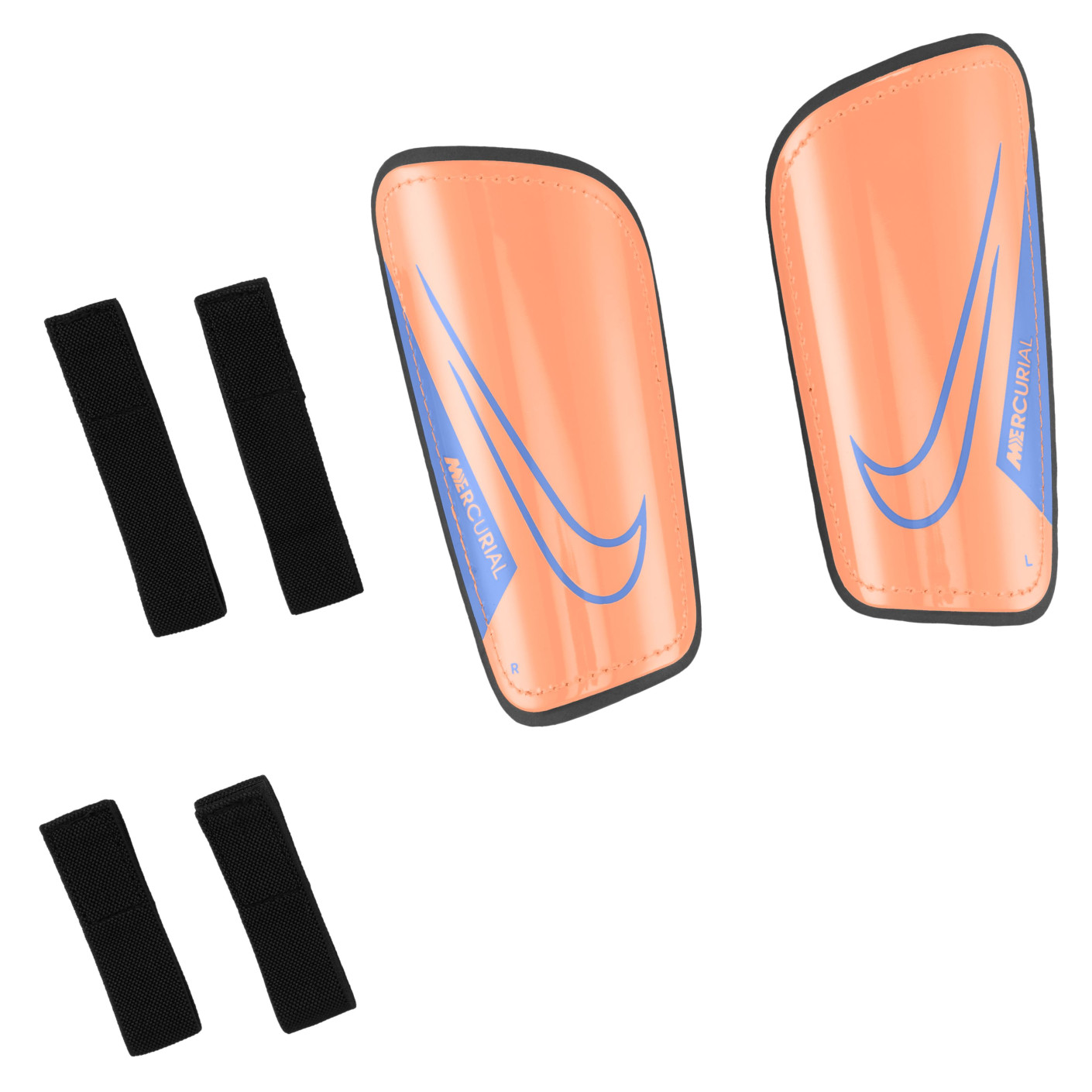 Nike Mercurial Hardshell Protège-Tibias Orange Bleu-Mauve Noir