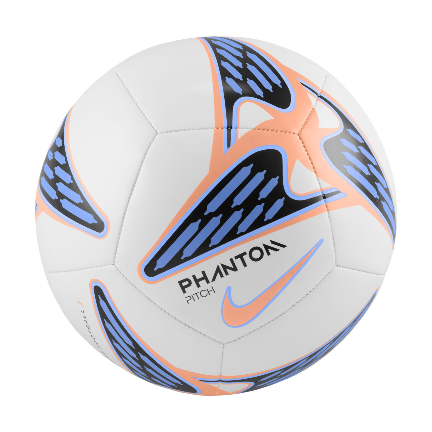 Nike Phantom Voetbal Maat 5 Wit Oranje Paarsblauw