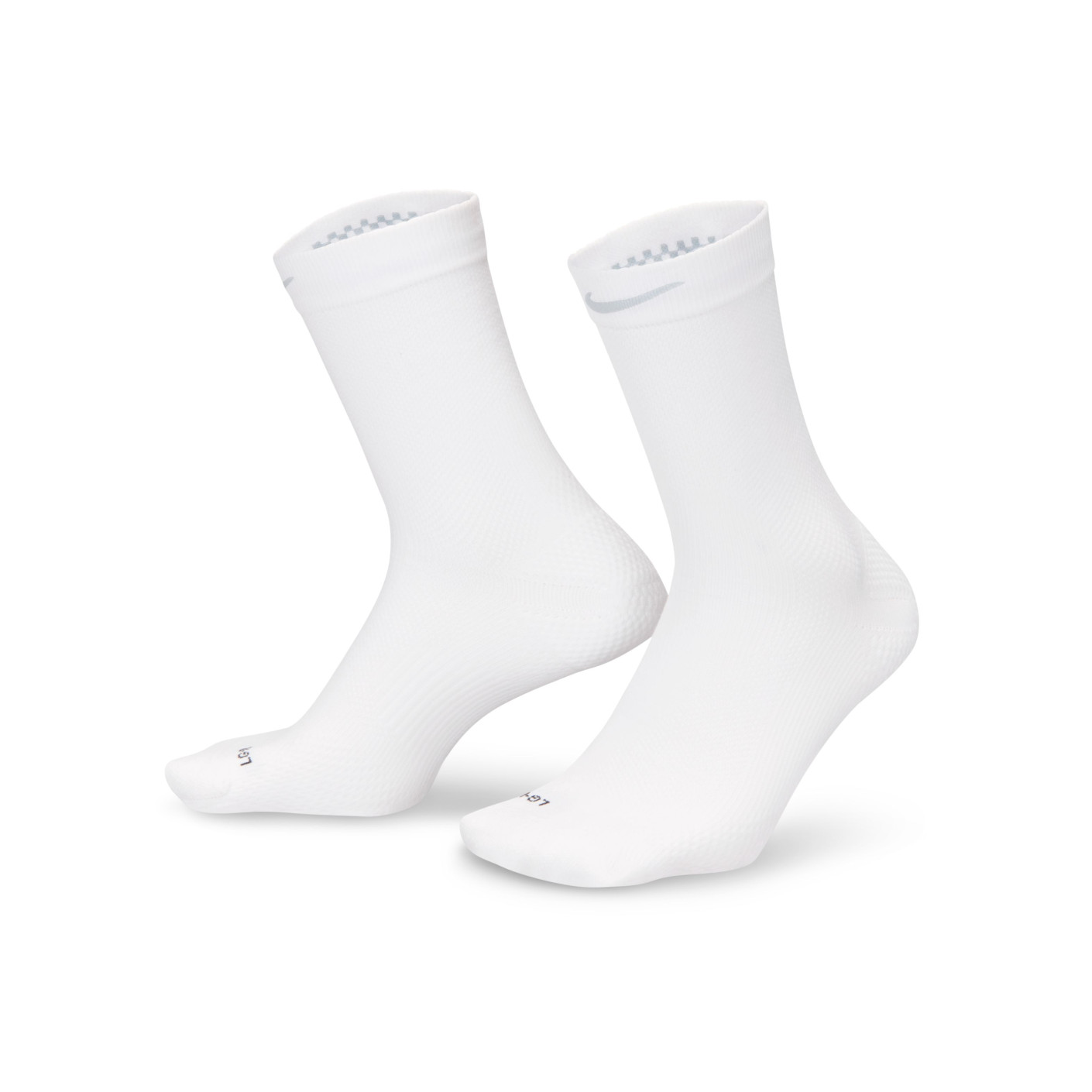 Nike Lightweight Crew Sportsokken Wit Zwart Zilver