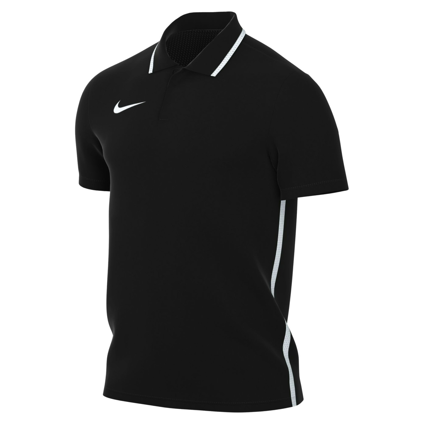 Polo Nike Dri-FIT Park 26 à 1/4 bouton noir et blanc