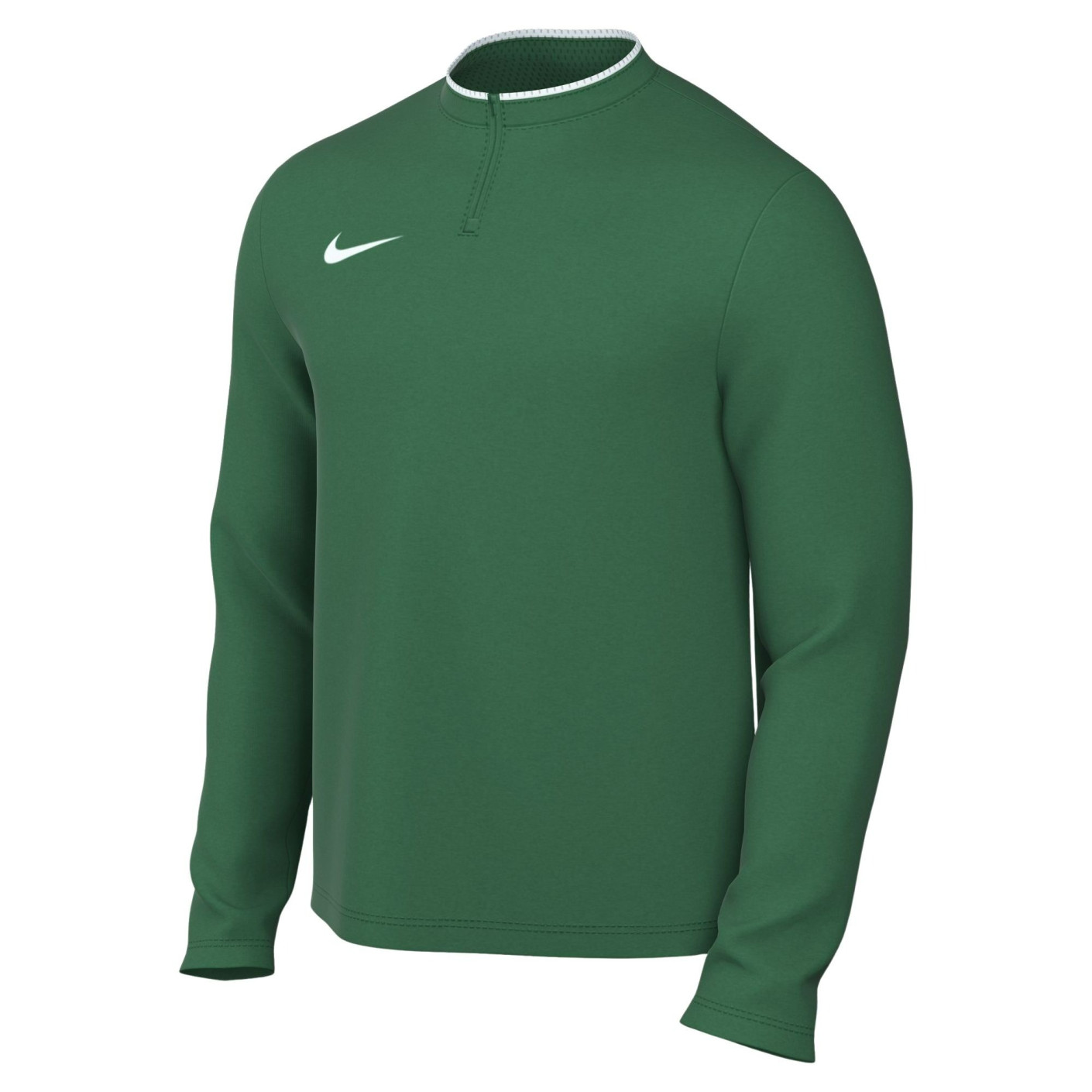 Nike Dri-FIT Park 26 Trainingstrui 1/4-Zip Donkergroen Wit