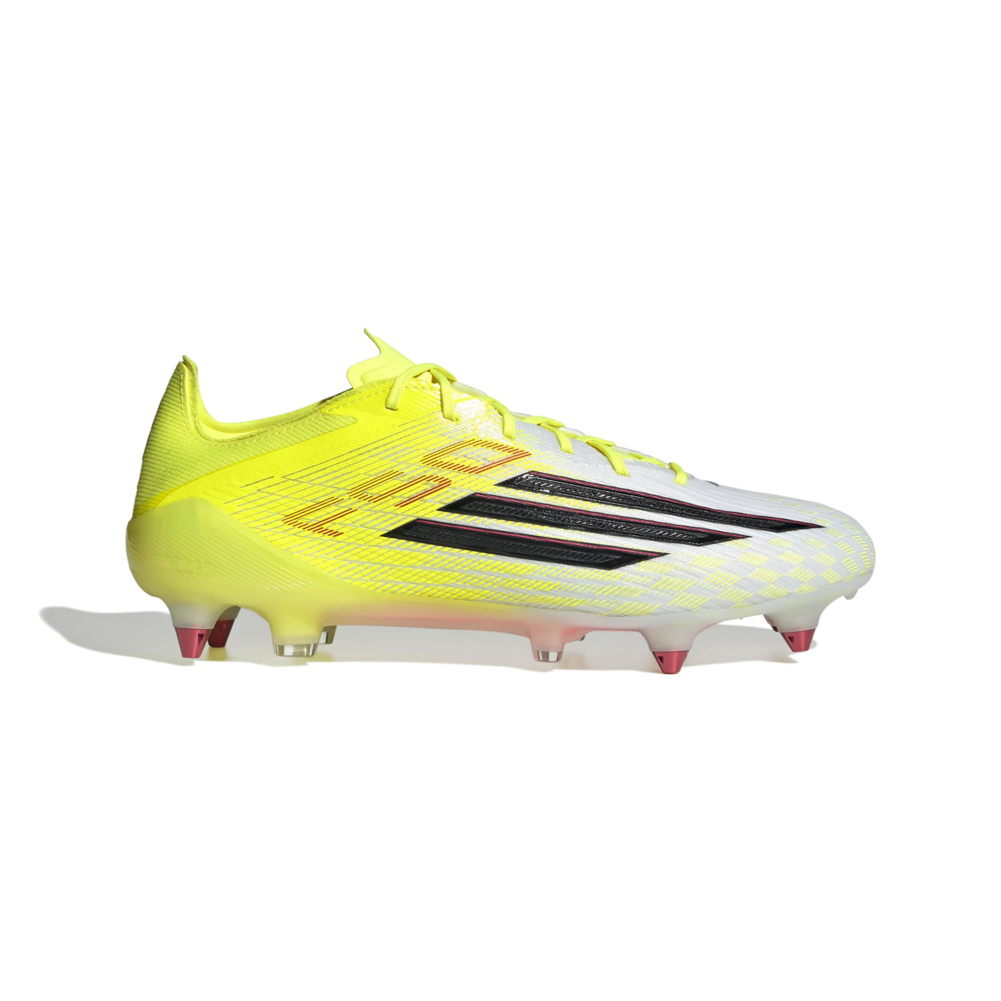 adidas F50 Elite IJzeren-Nop Voetbalschoenen (SG) Neongeel Zwart Rood