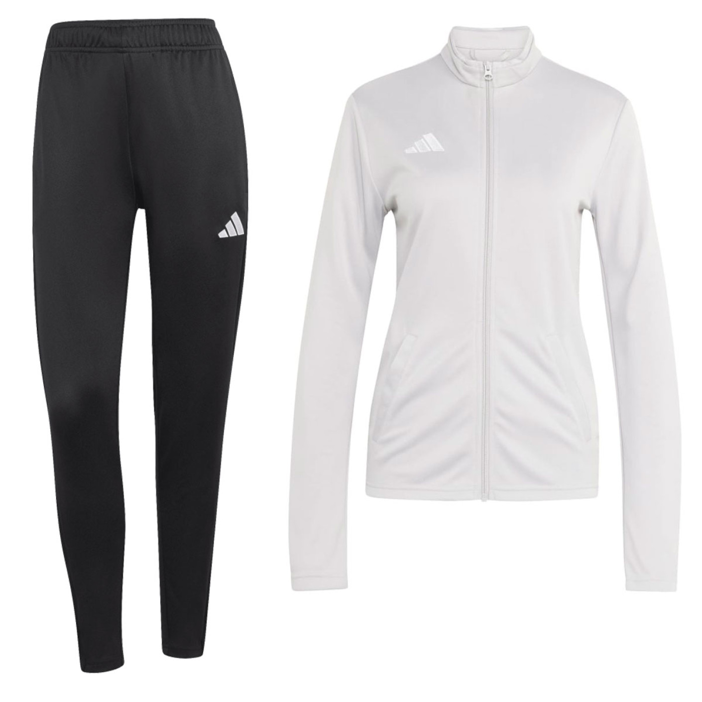 adidas Entrada 26 Trainingspak Full-Zip Dames Grijs Zwart