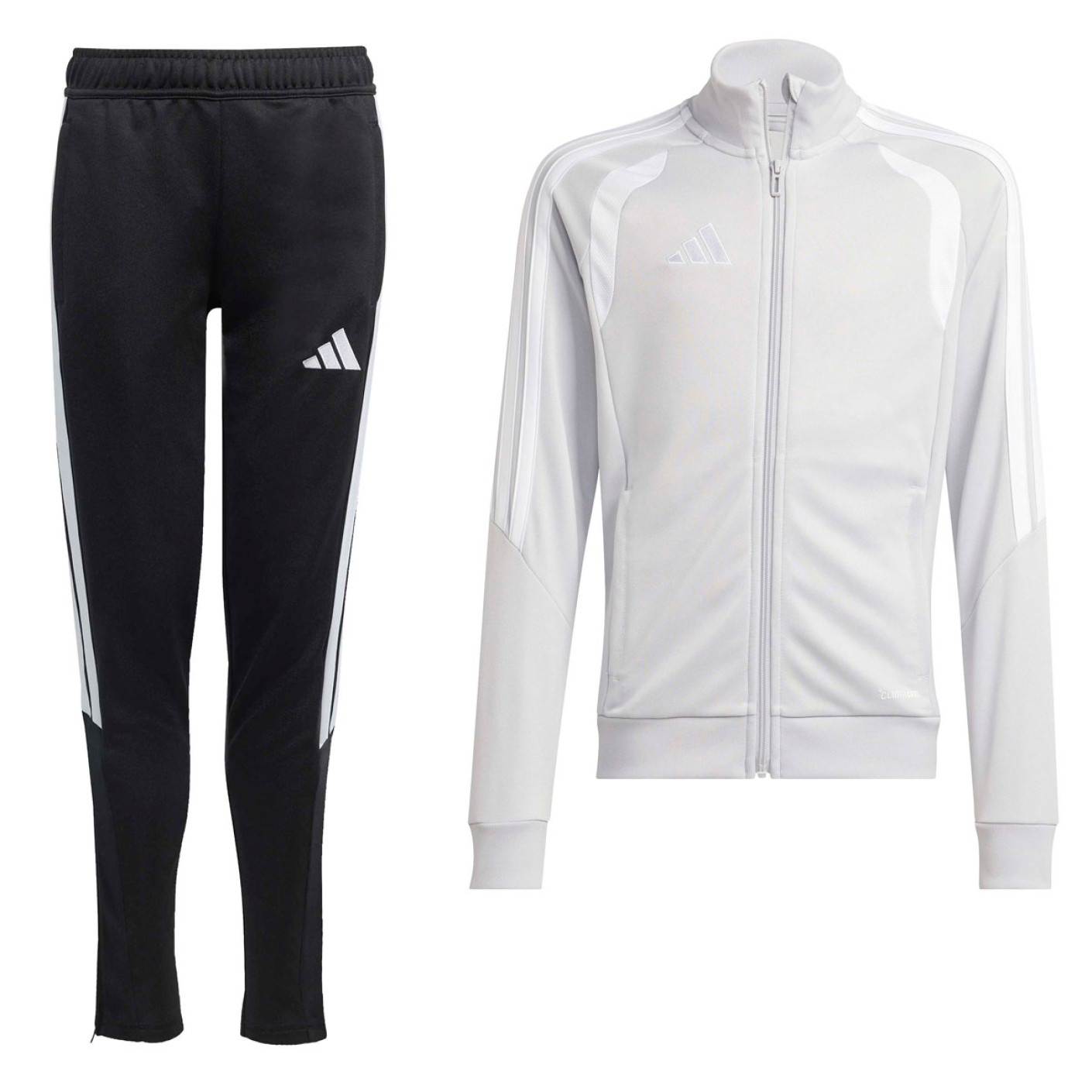 Survêtement adidas Tiro 26 League à fermeture éclair intégrale pour Enfants, gris et noir