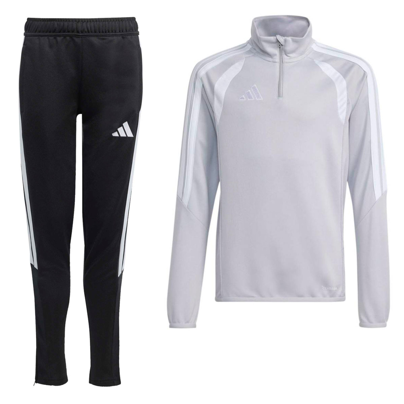 Survêtement adidas Tiro 26 League 1/4-Zip pour Enfants, gris et noir