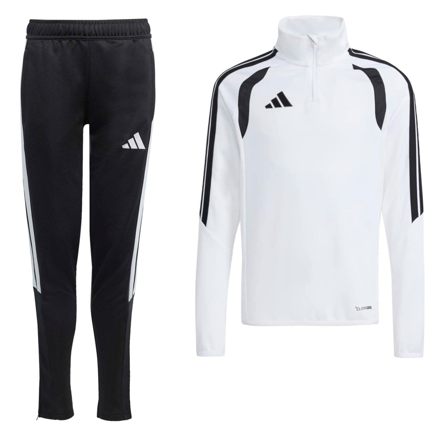 Survêtement adidas Tiro 26 League 1/4-Zip pour Enfants, blanc et noir