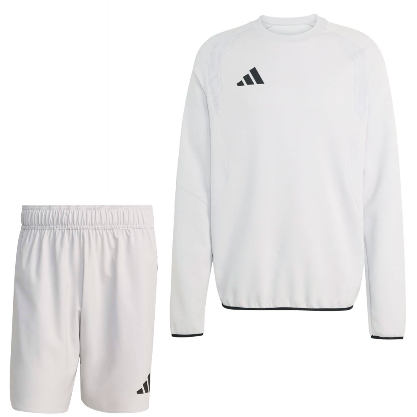 Short de jogging adidas Tiro Travel gris noir