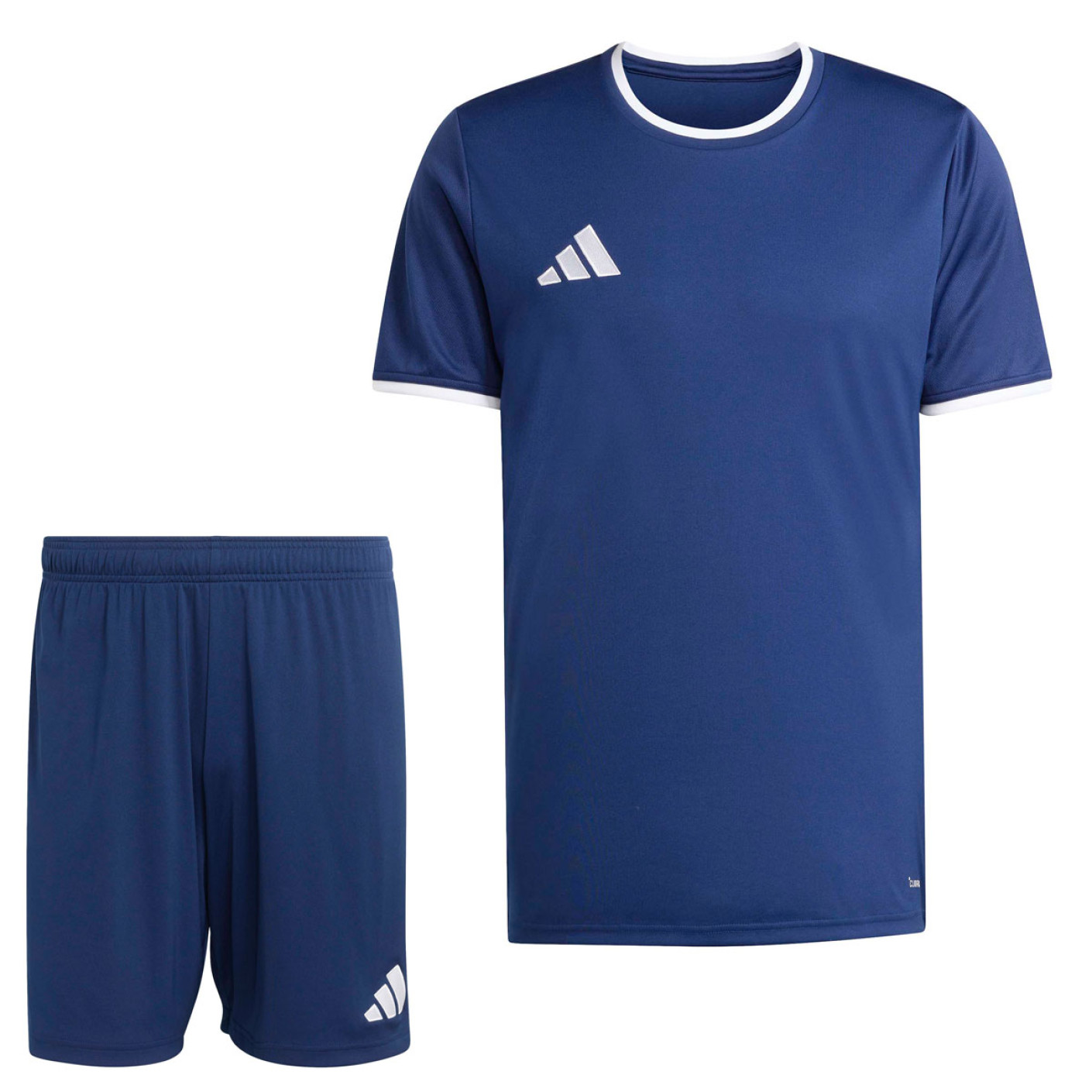 Kit de football adidas Entrada 26 bleu foncé blanc